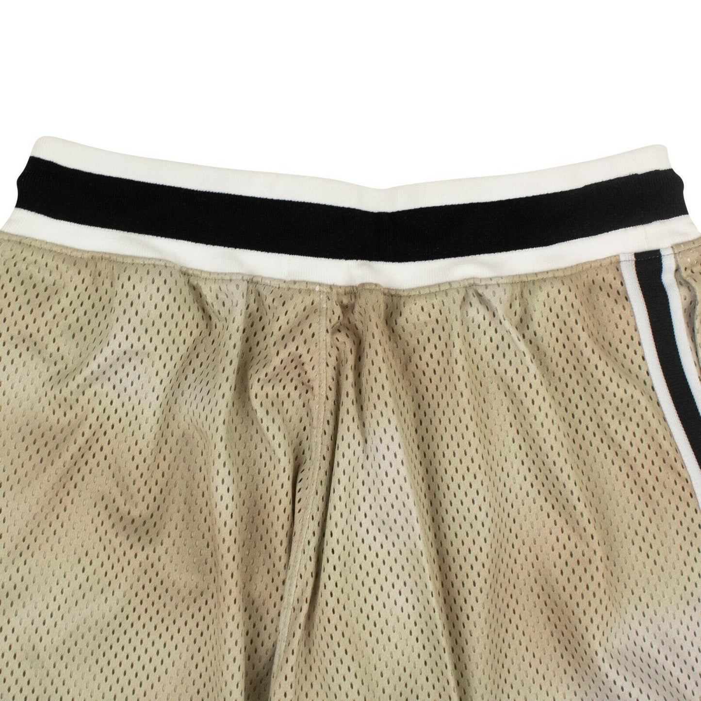 Gold Tie Dye Mesh Basketball Shorts