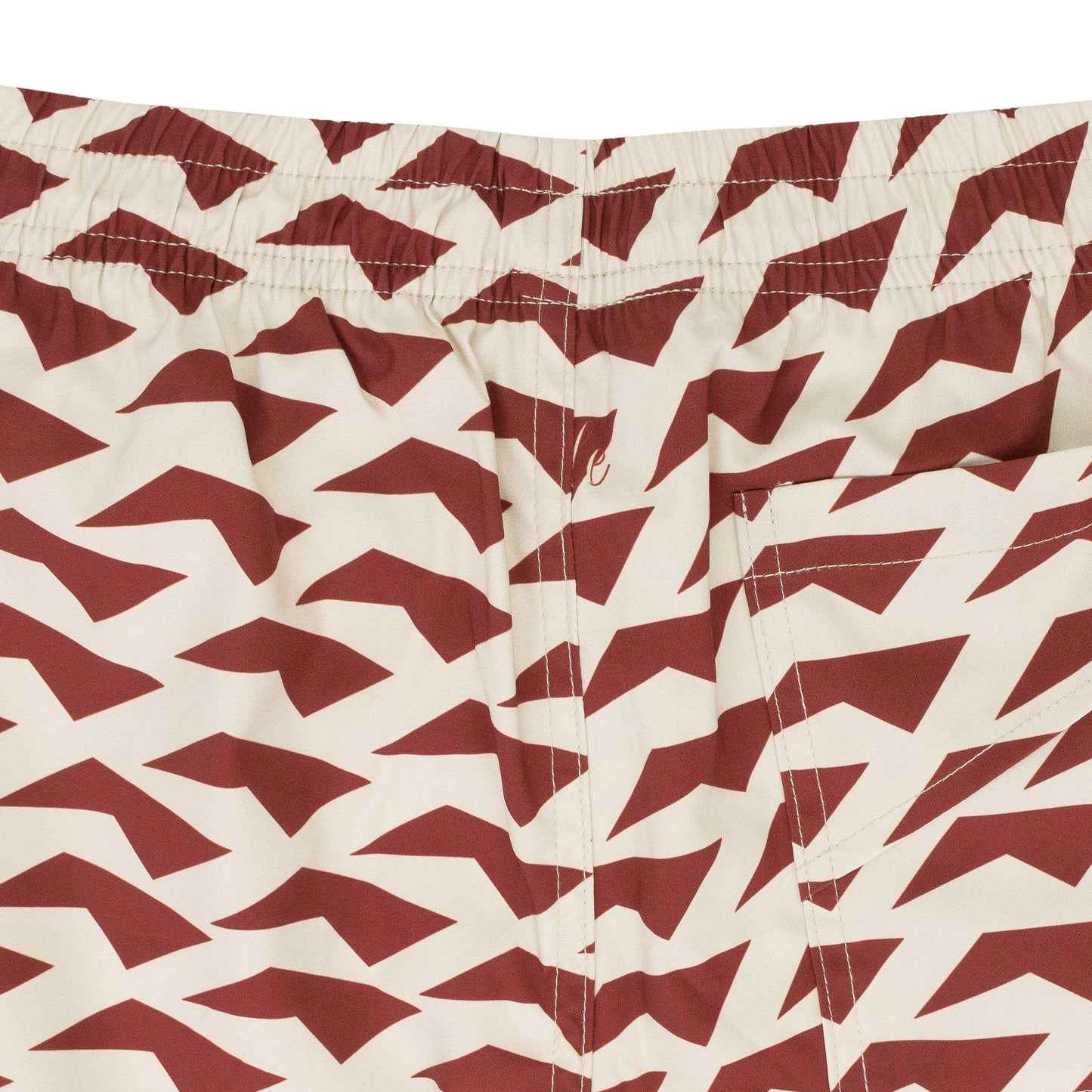 Red / Cream Dolce Vita Swim Short