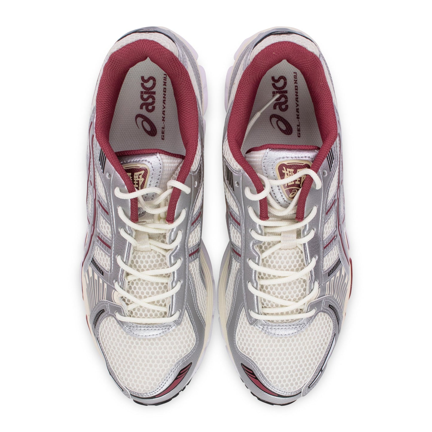 White / Burgundy Gel-Kayano 12.1 Sneaker
