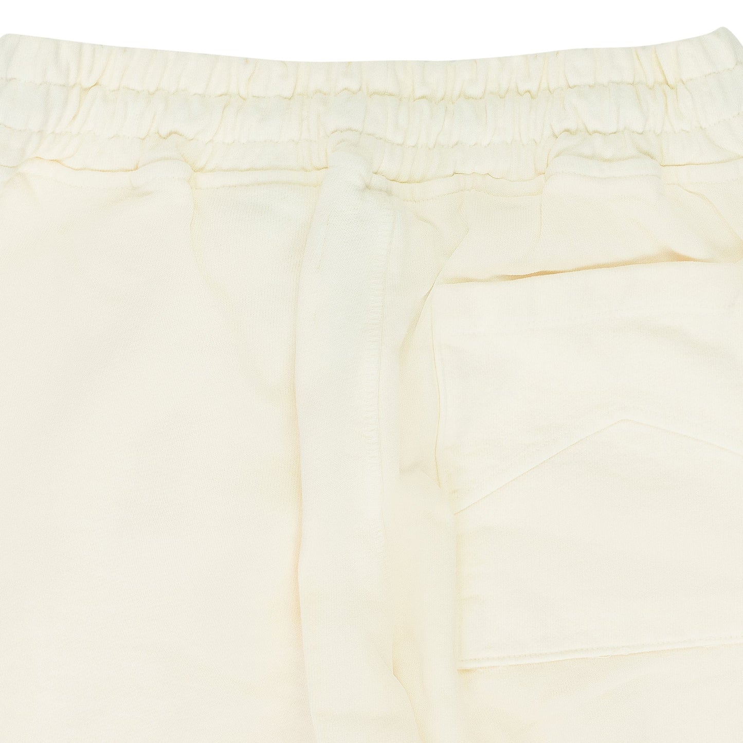 White Script Logo Terry Sweatpants