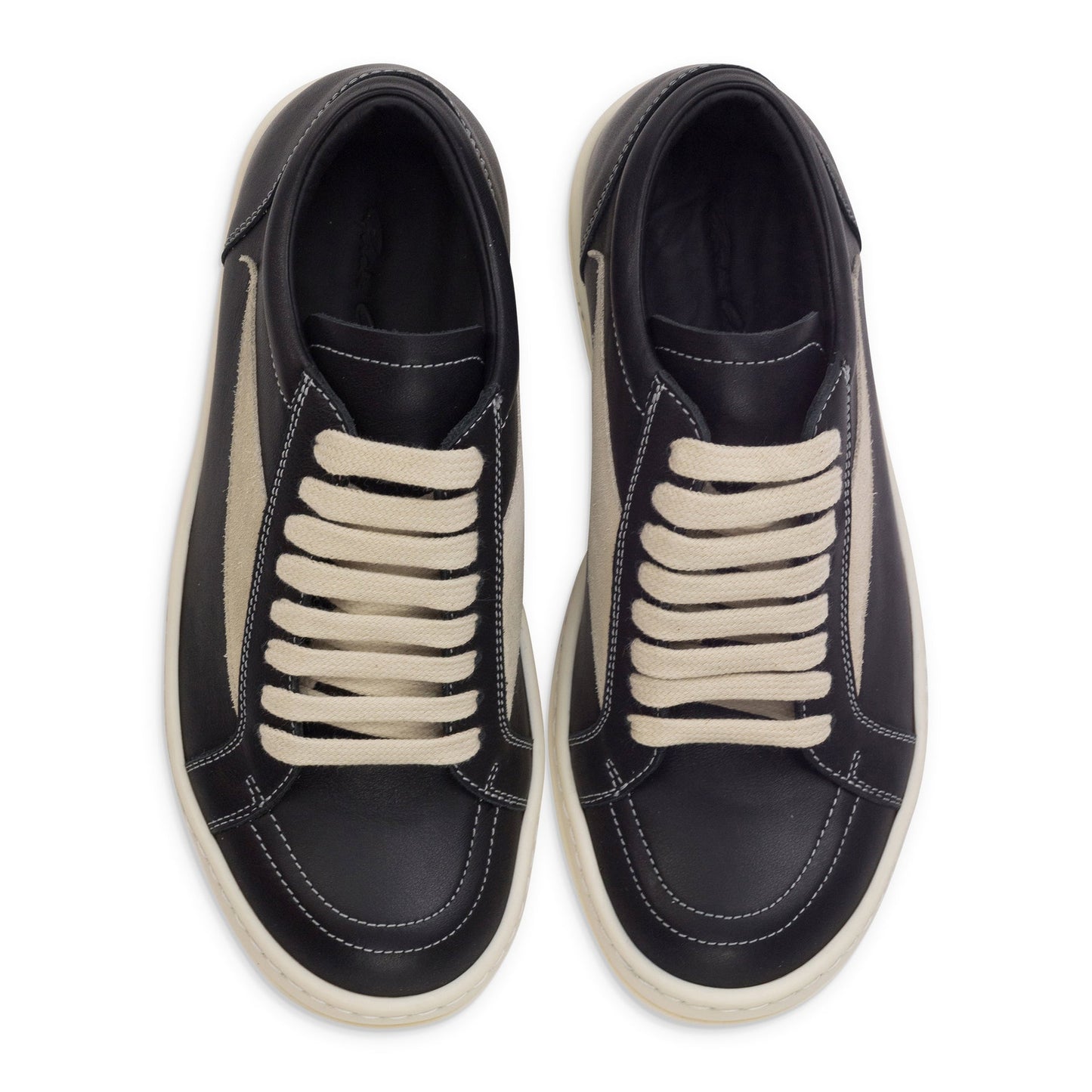Black Leather Vintage Sneakers