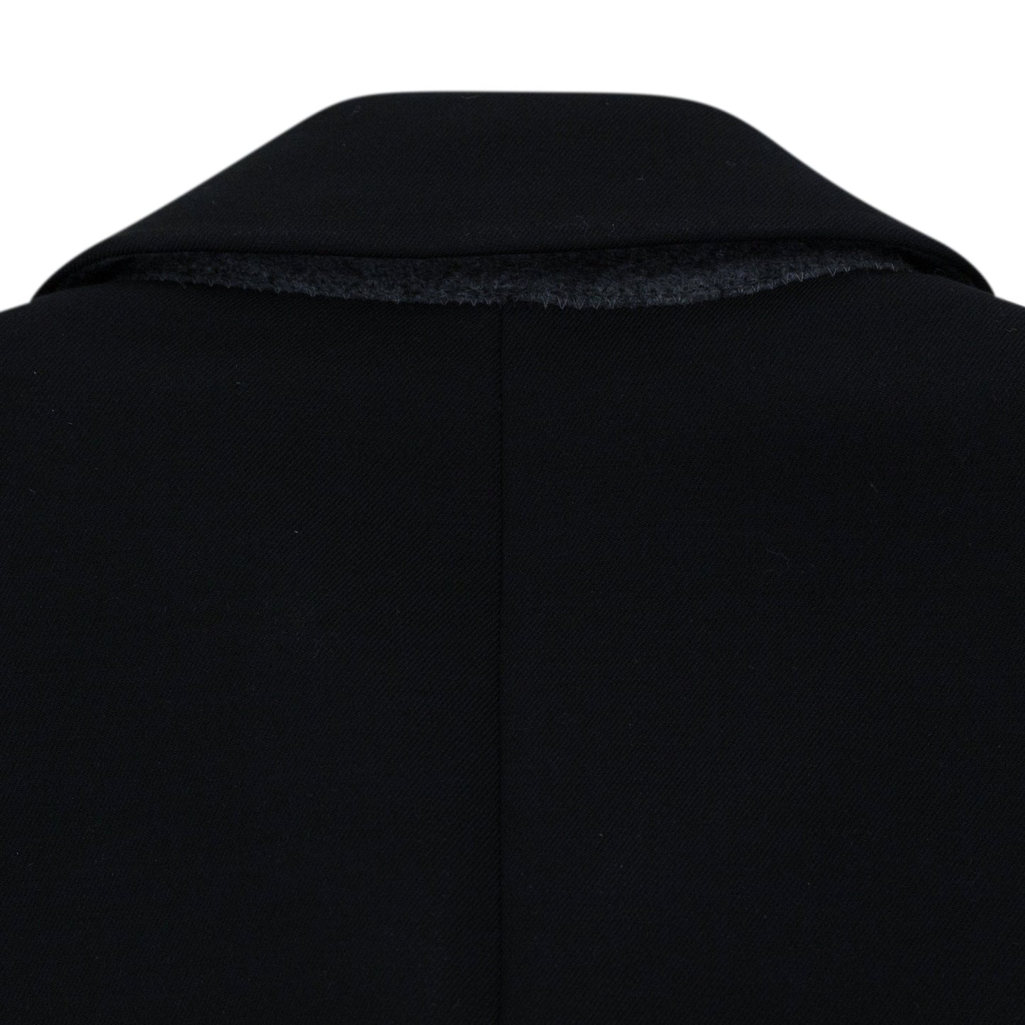 Black Kagul Single Breasted Coat Black