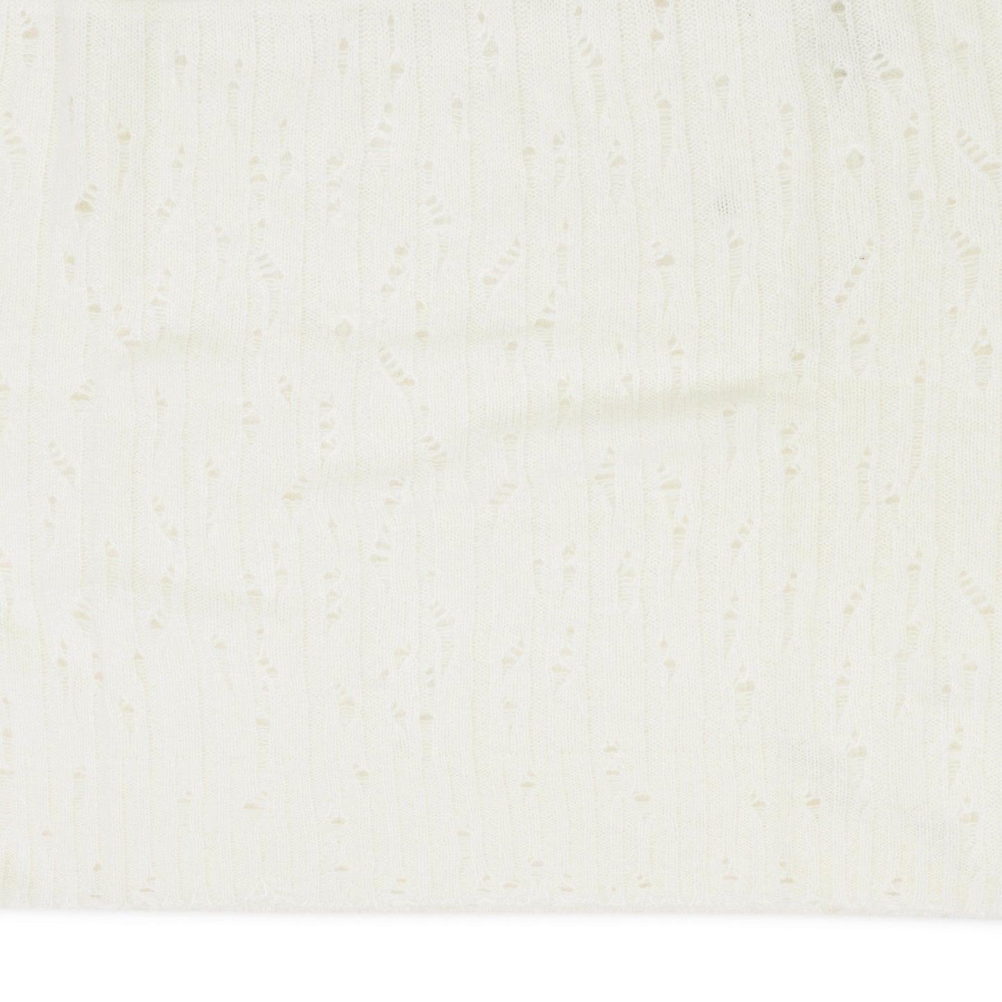 Cream Drop Needle Crewneck