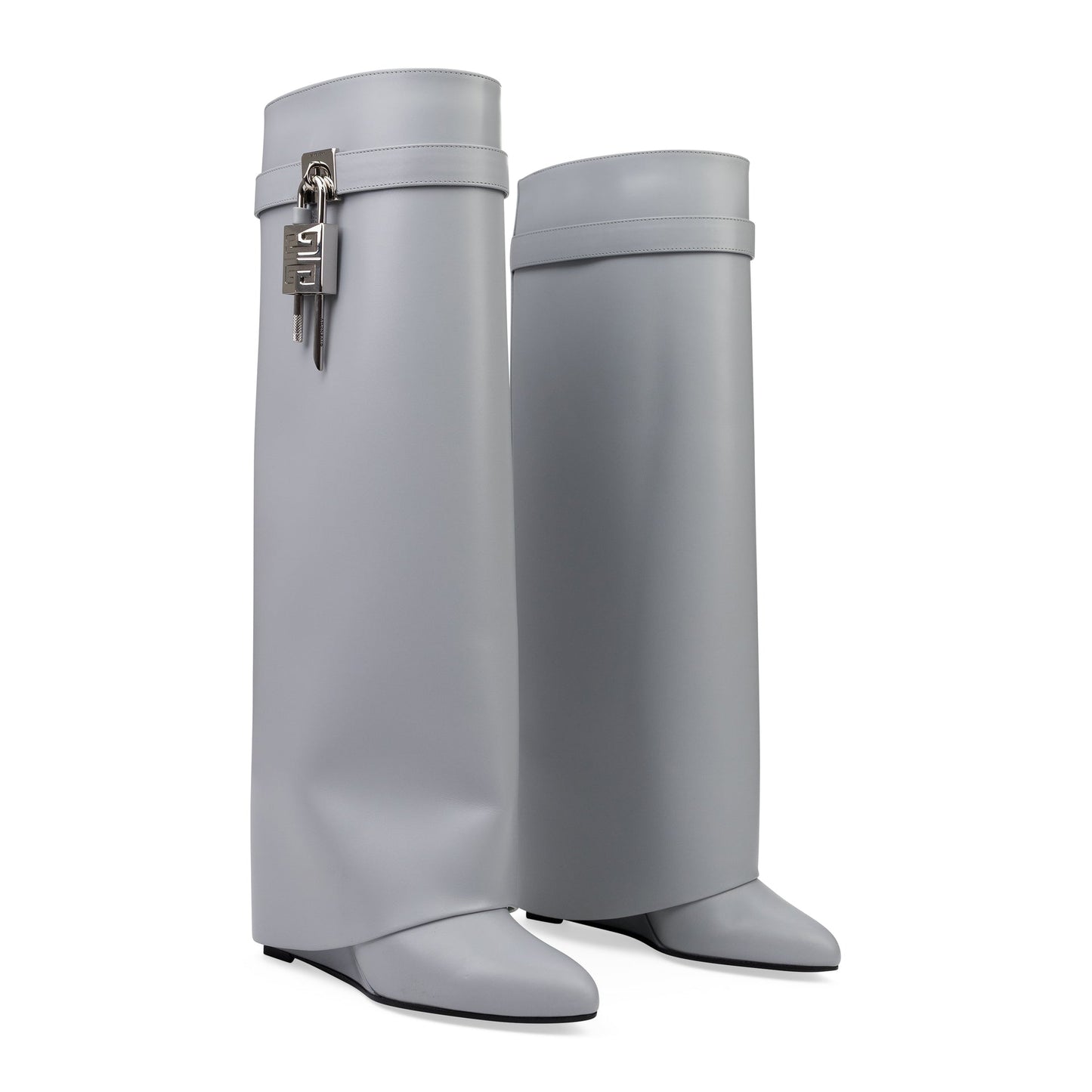 Grey Shark Lock Boots