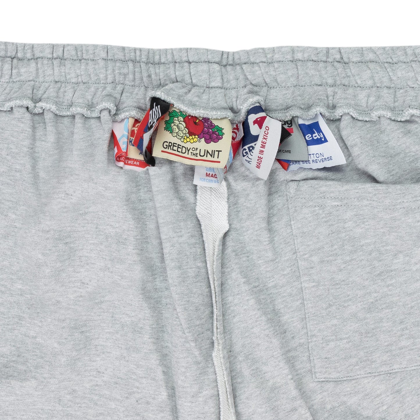 Gray Multi Tag Shorts