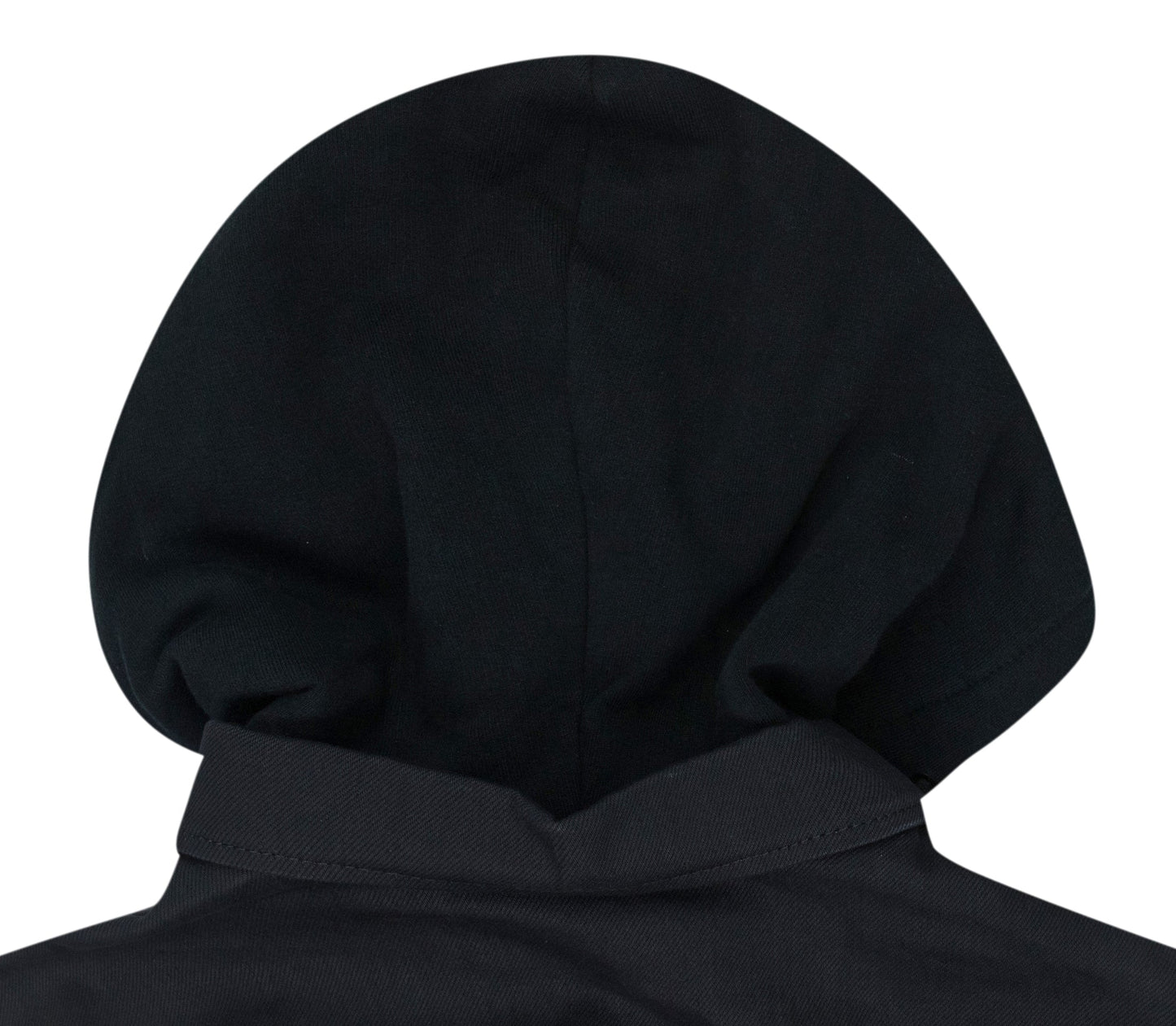 BLACK UNKNOWN CABAN WITH WHITE GRAPHIC DENIM JACKET