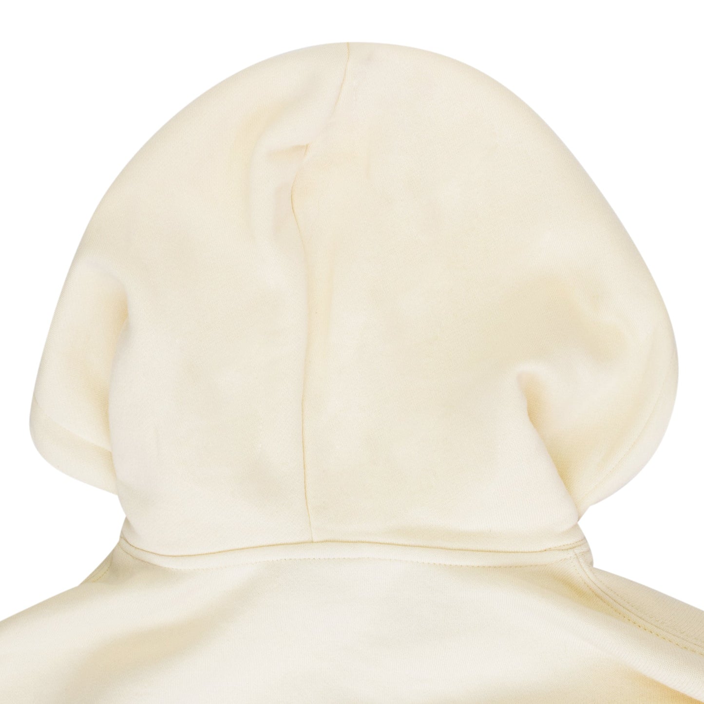 Cream Basic Zip Hoodie