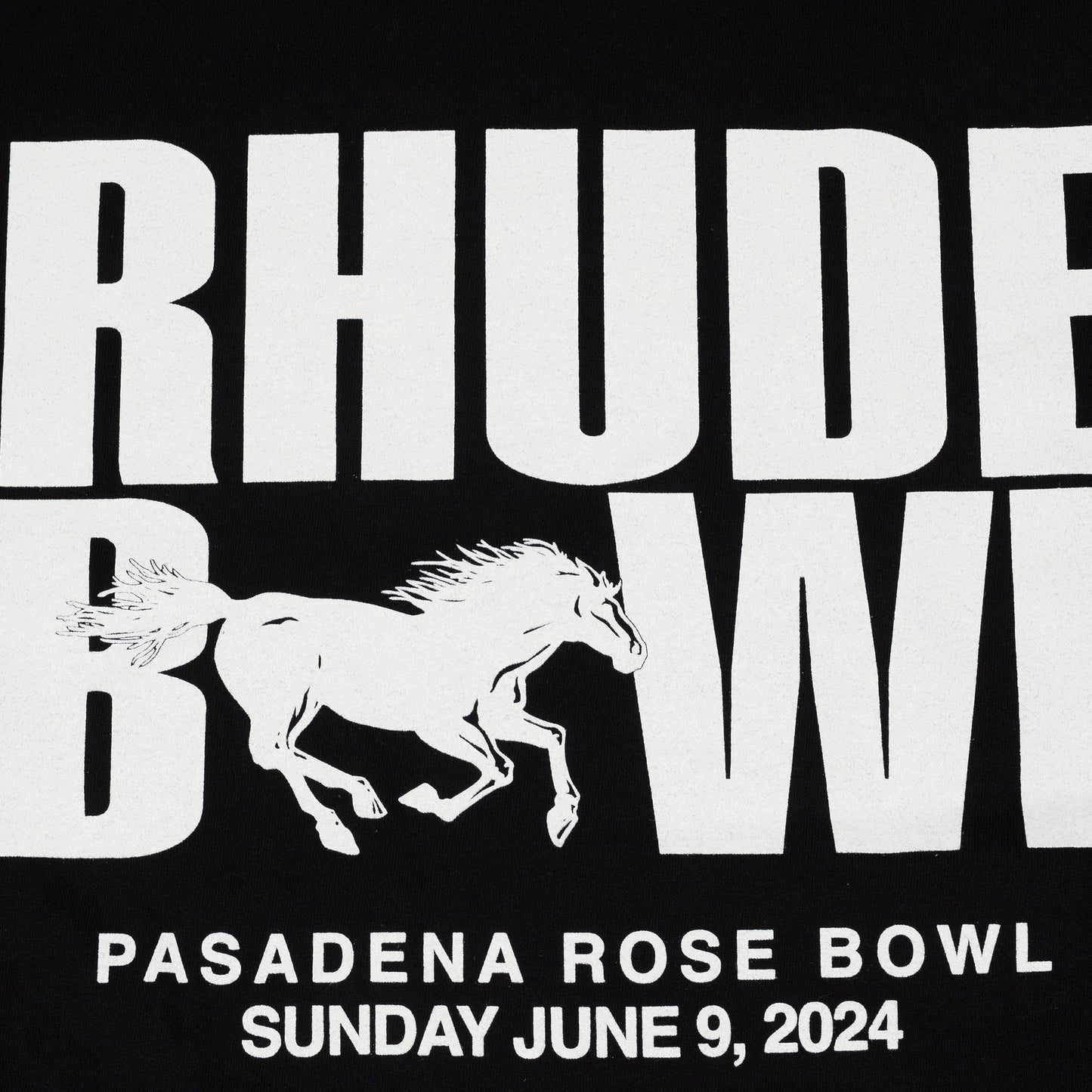Black Rhude Bowl L/S T-Shirt