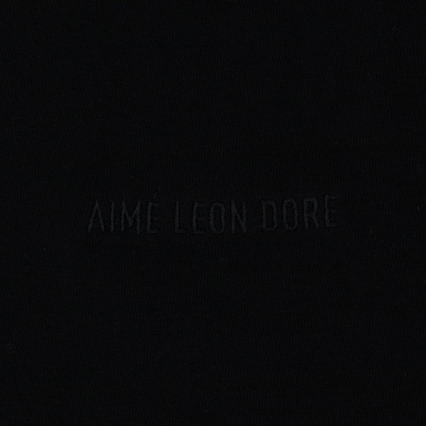 Black Tonal Logo Tee