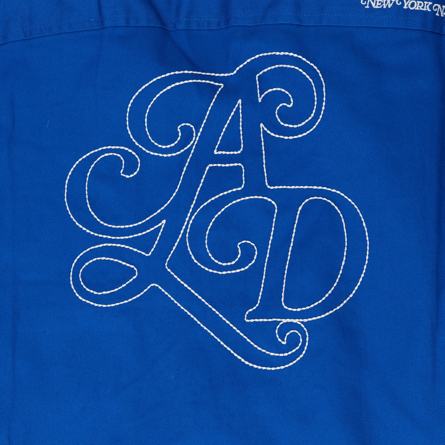 Blue SS Bowling Shirt