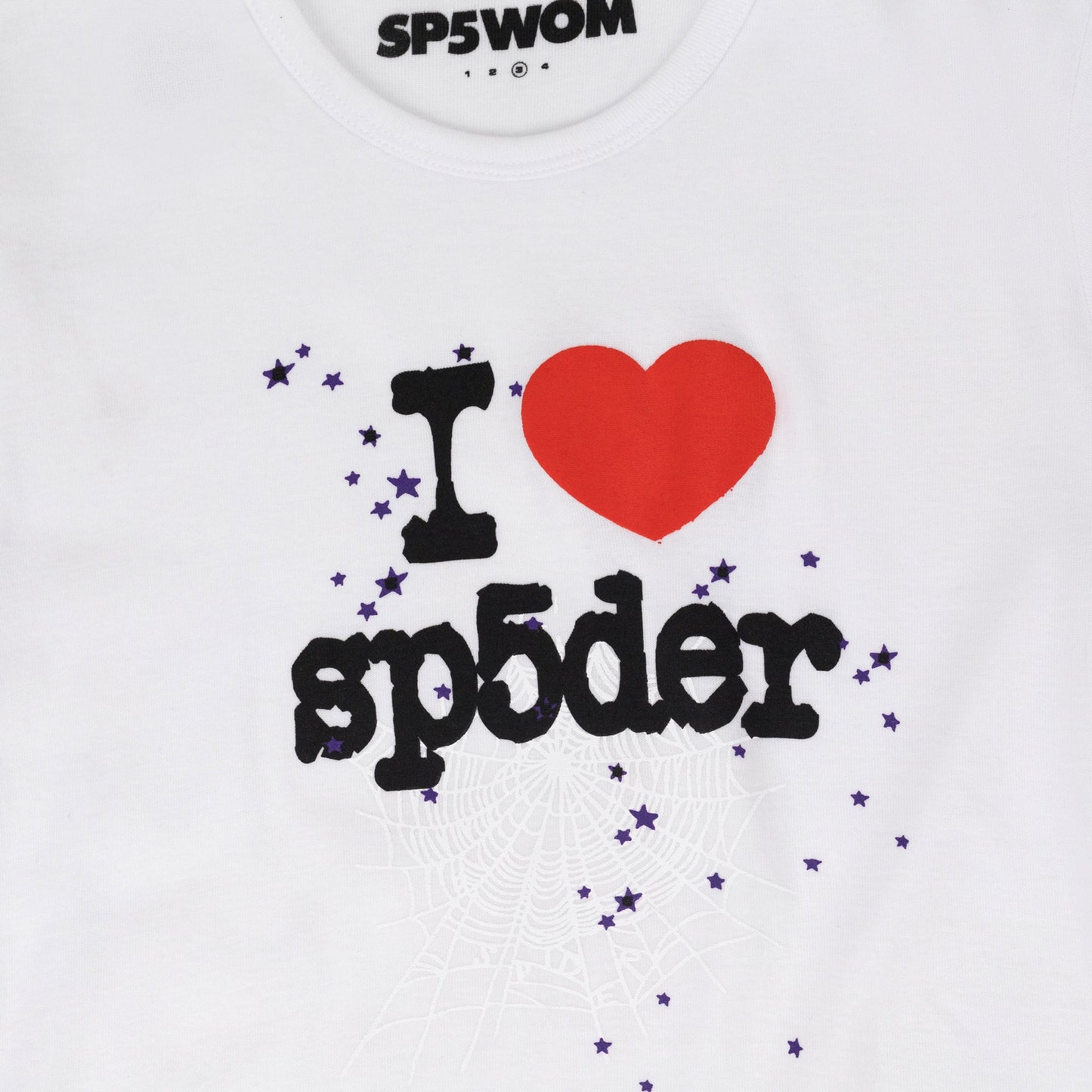White I Love Sp5der Baby T-Shirt