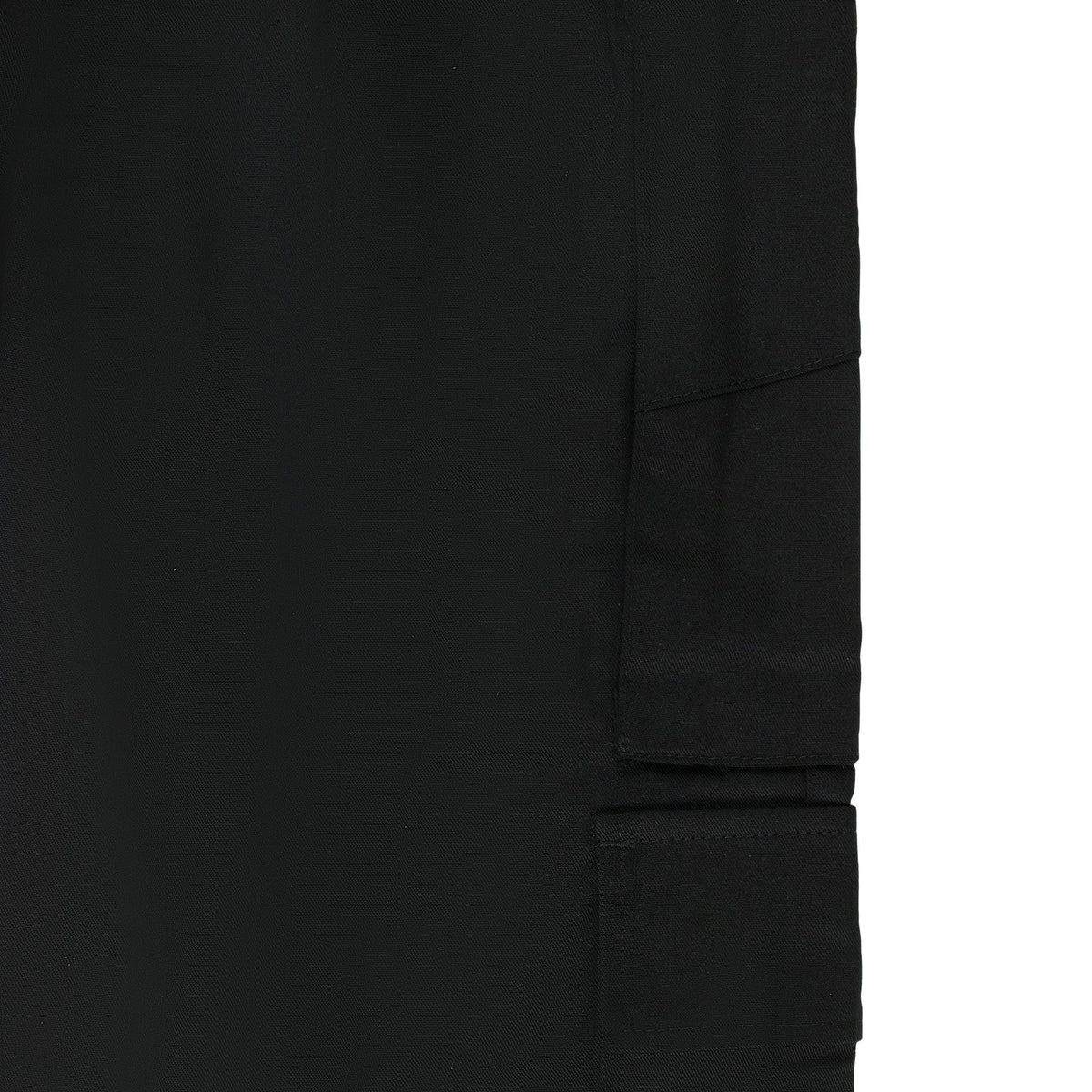 Black Twill Cargo Pants