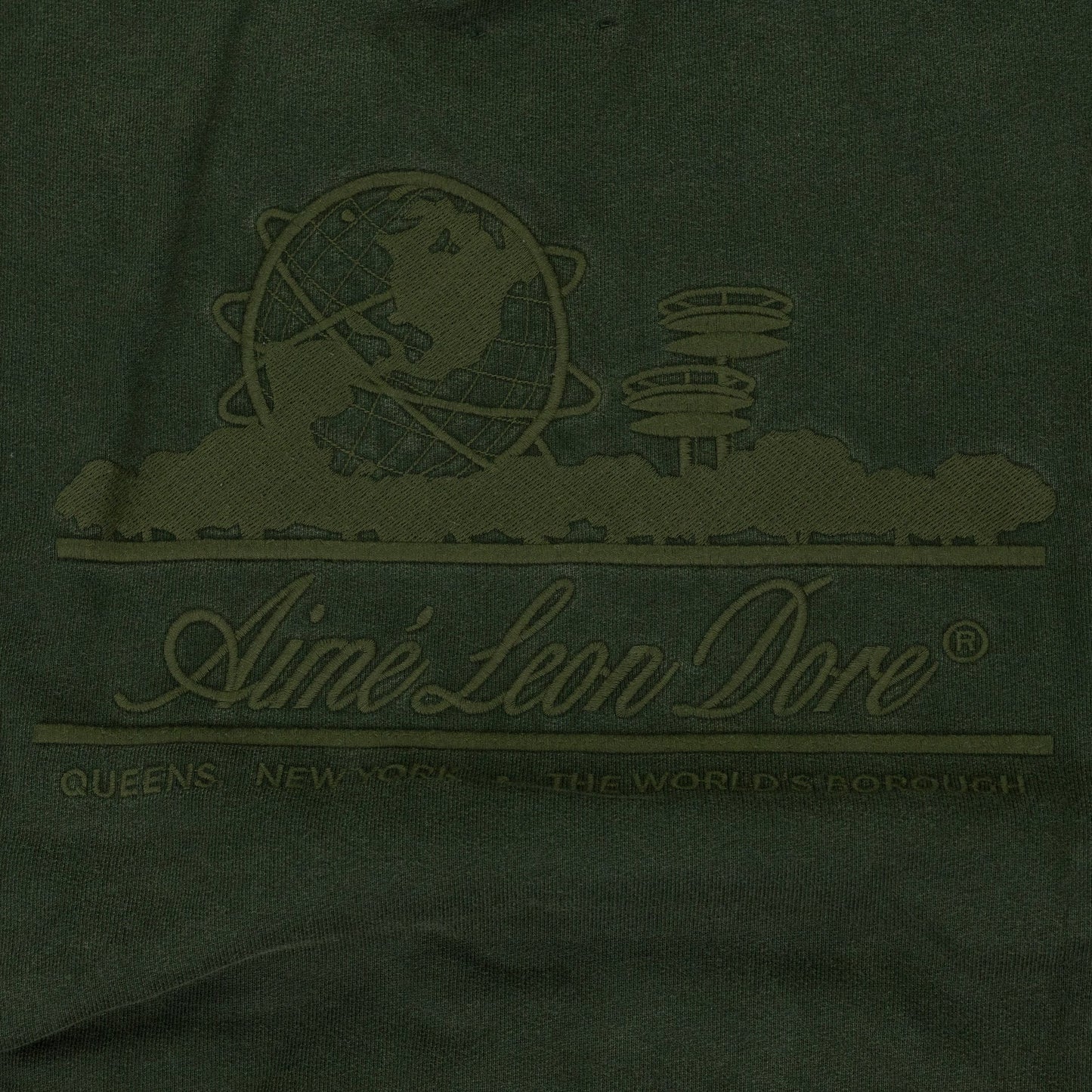 Green Tonal Unisphere Crewneck Sweatshirt