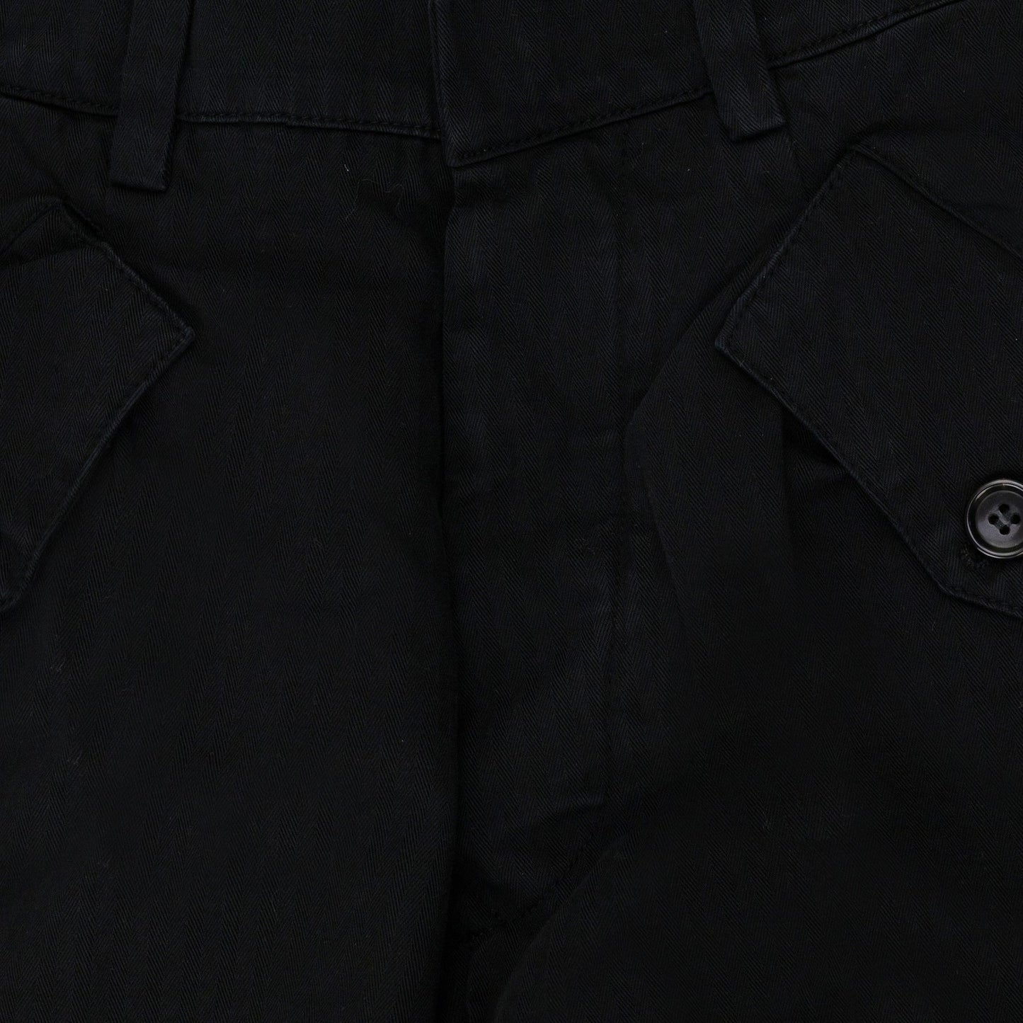 Black Relaxed Cargo Pants
