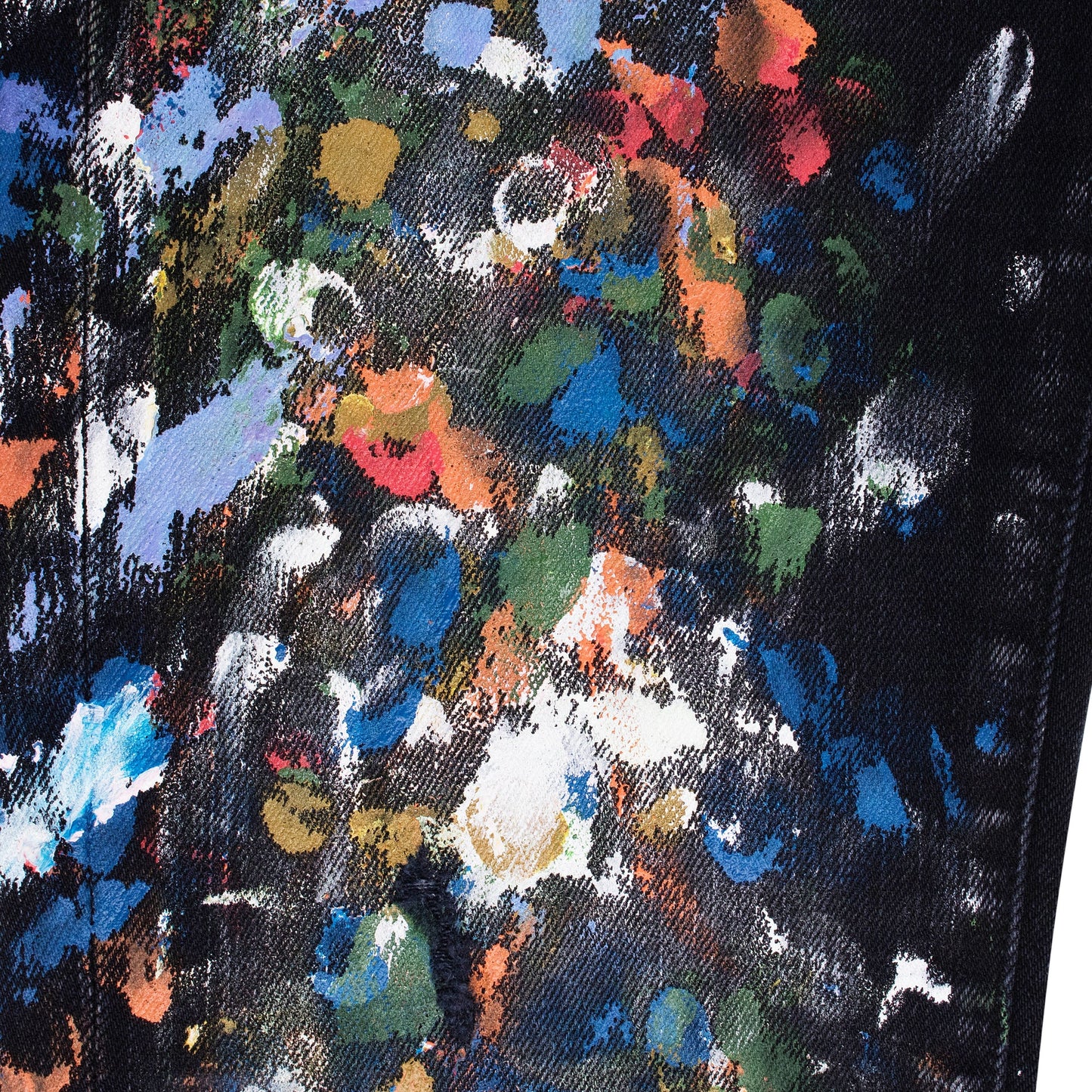 Black Skinny Painter Jean