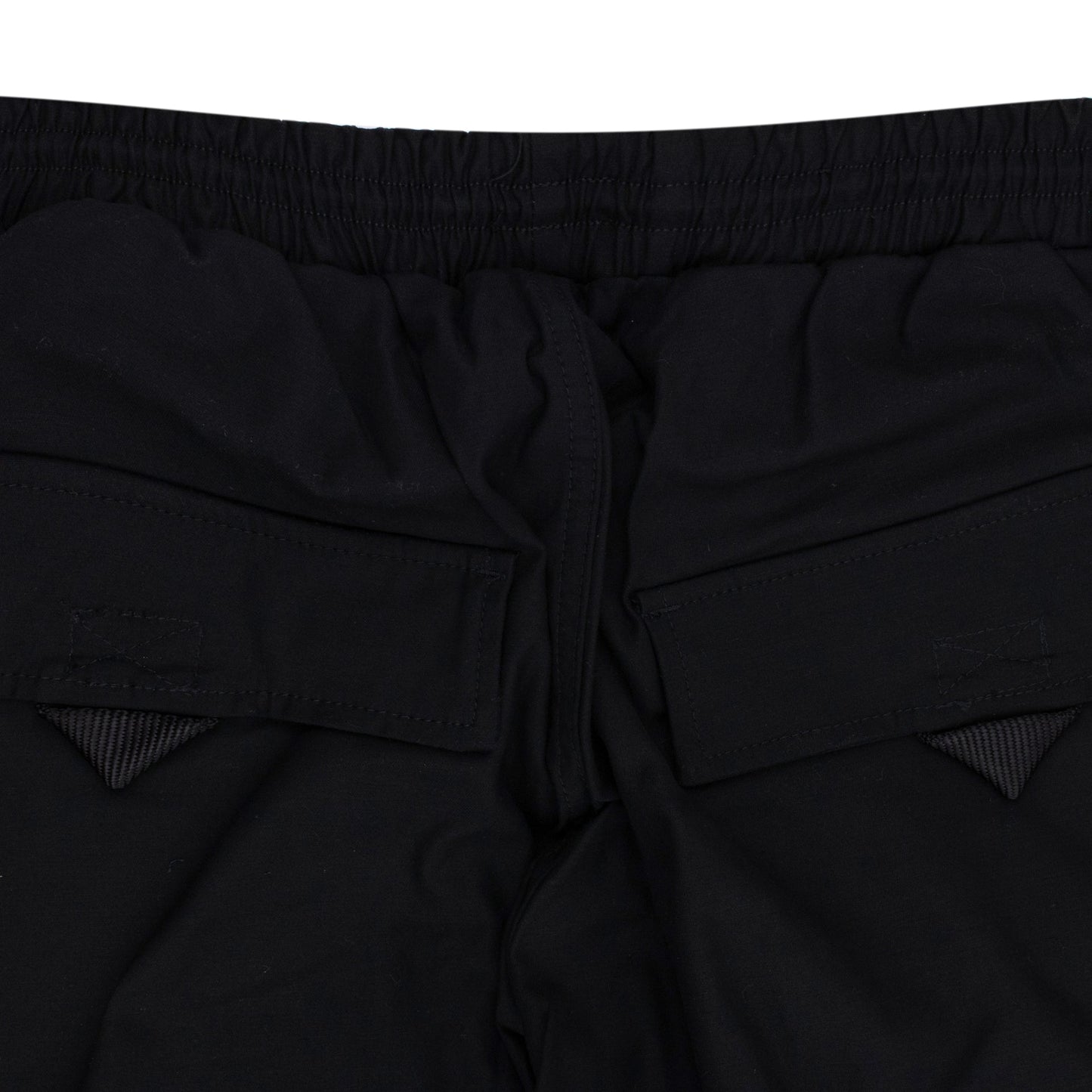 Black Knee Zip Cargo Pants