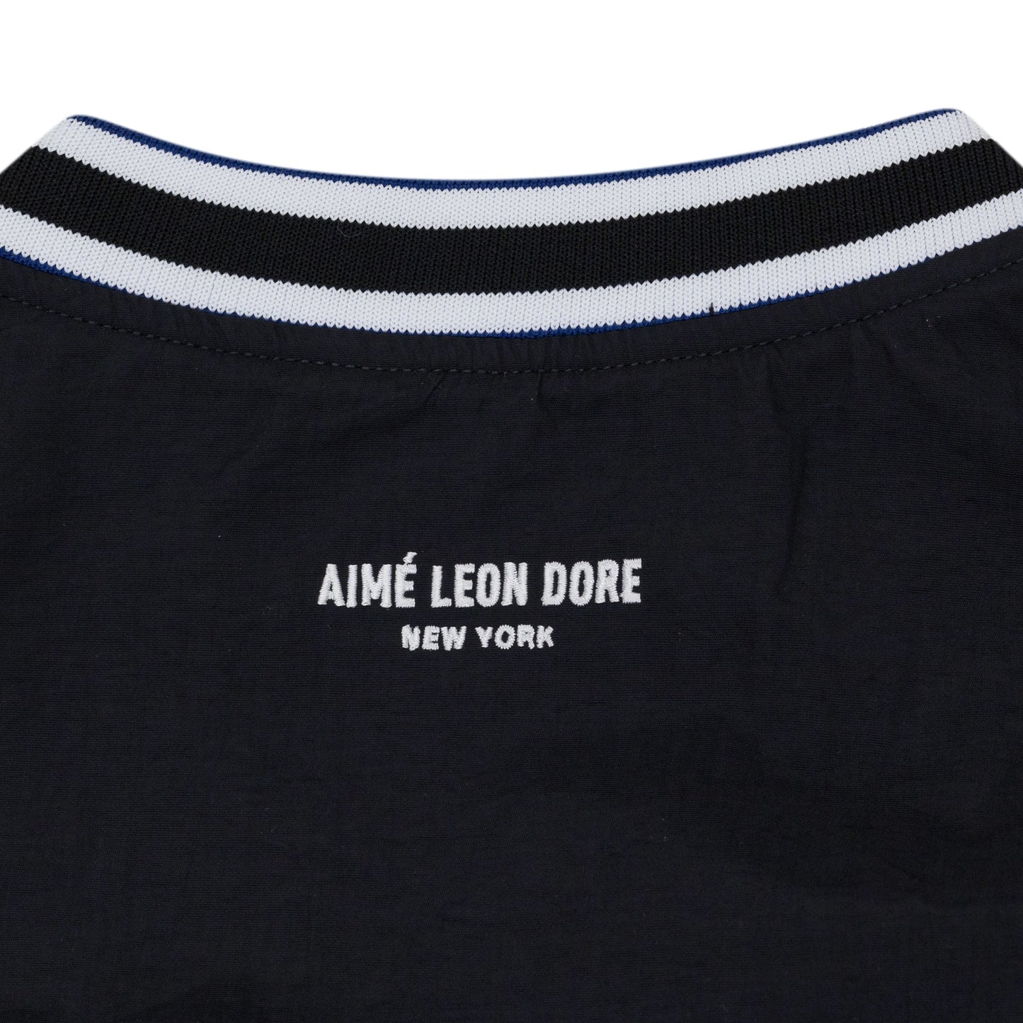 Black Mets V-Neck Windbreaker