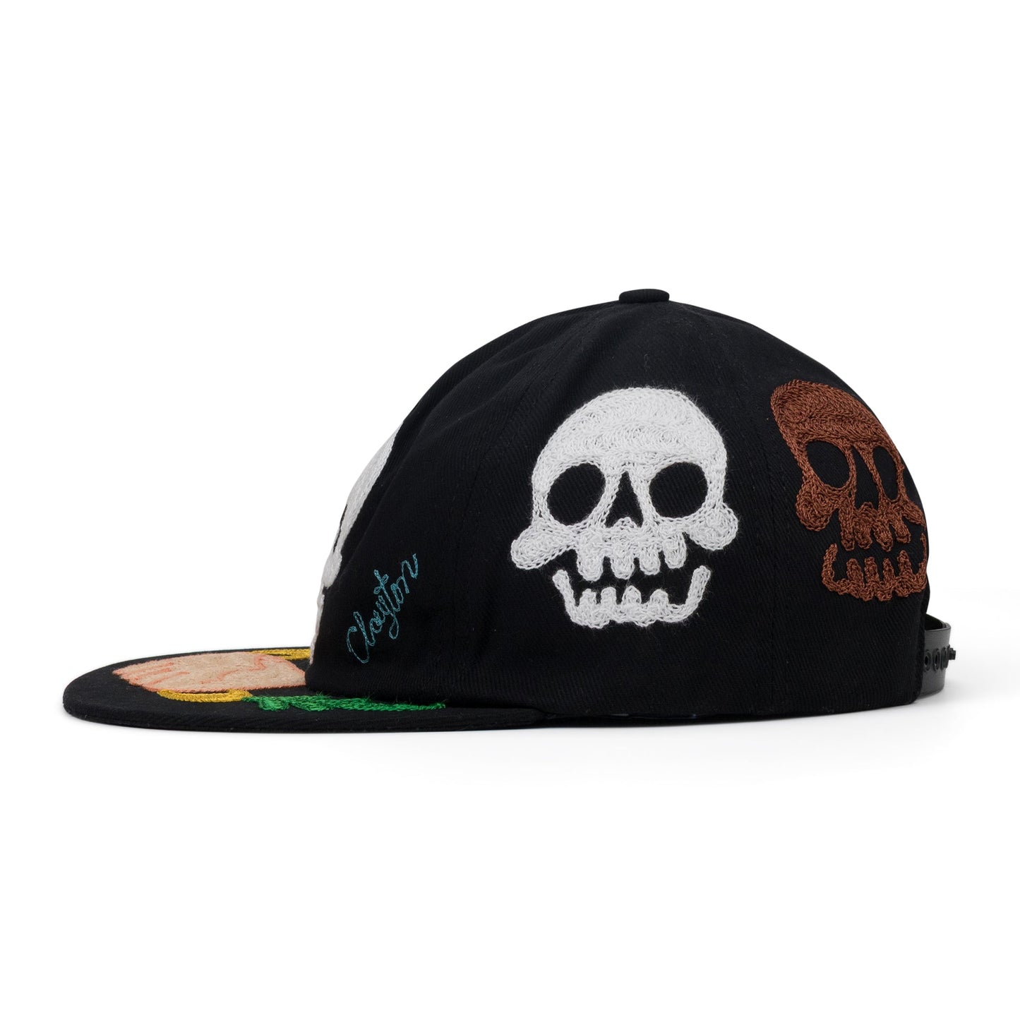 Black Skull Cap