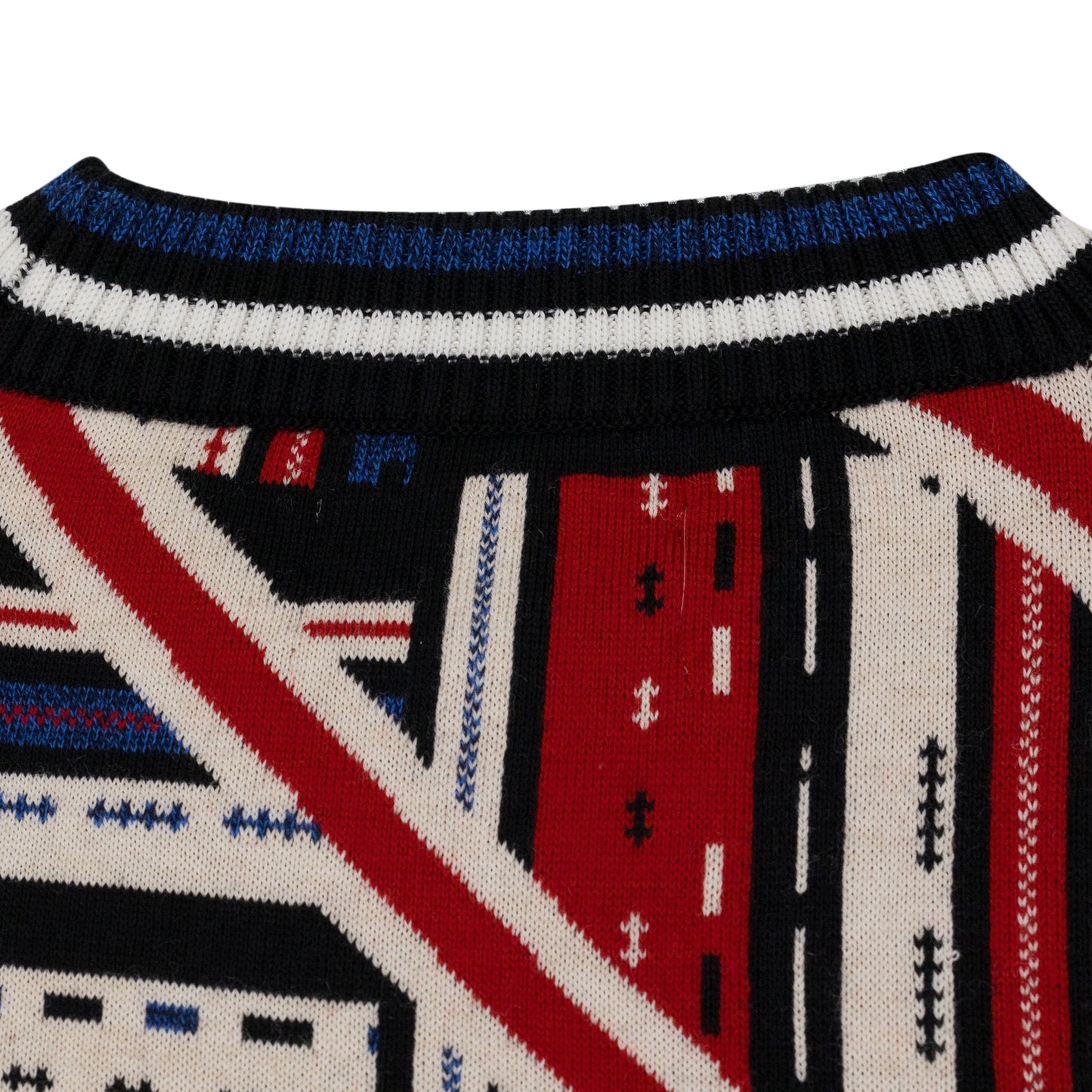 Multicolor Quadri Knit Jumper