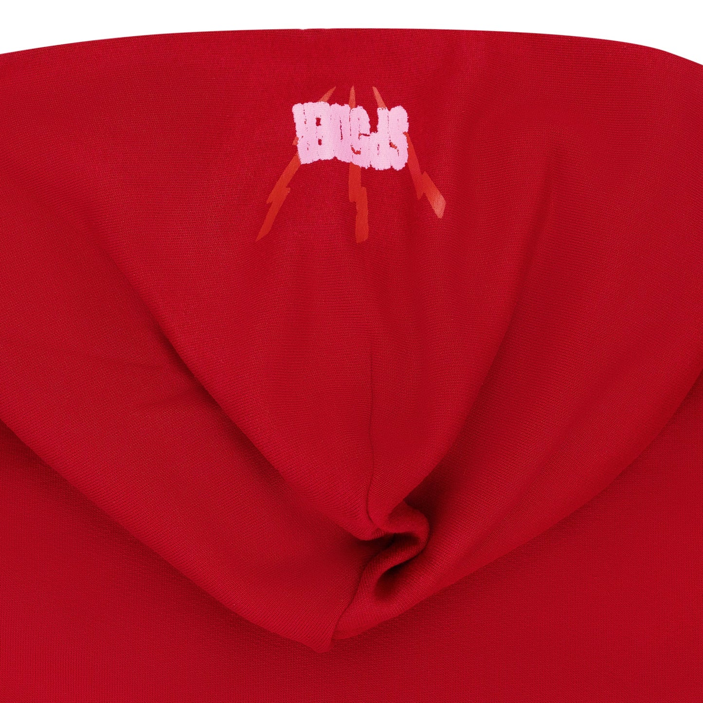 Red Angel Number Zip Hoodie