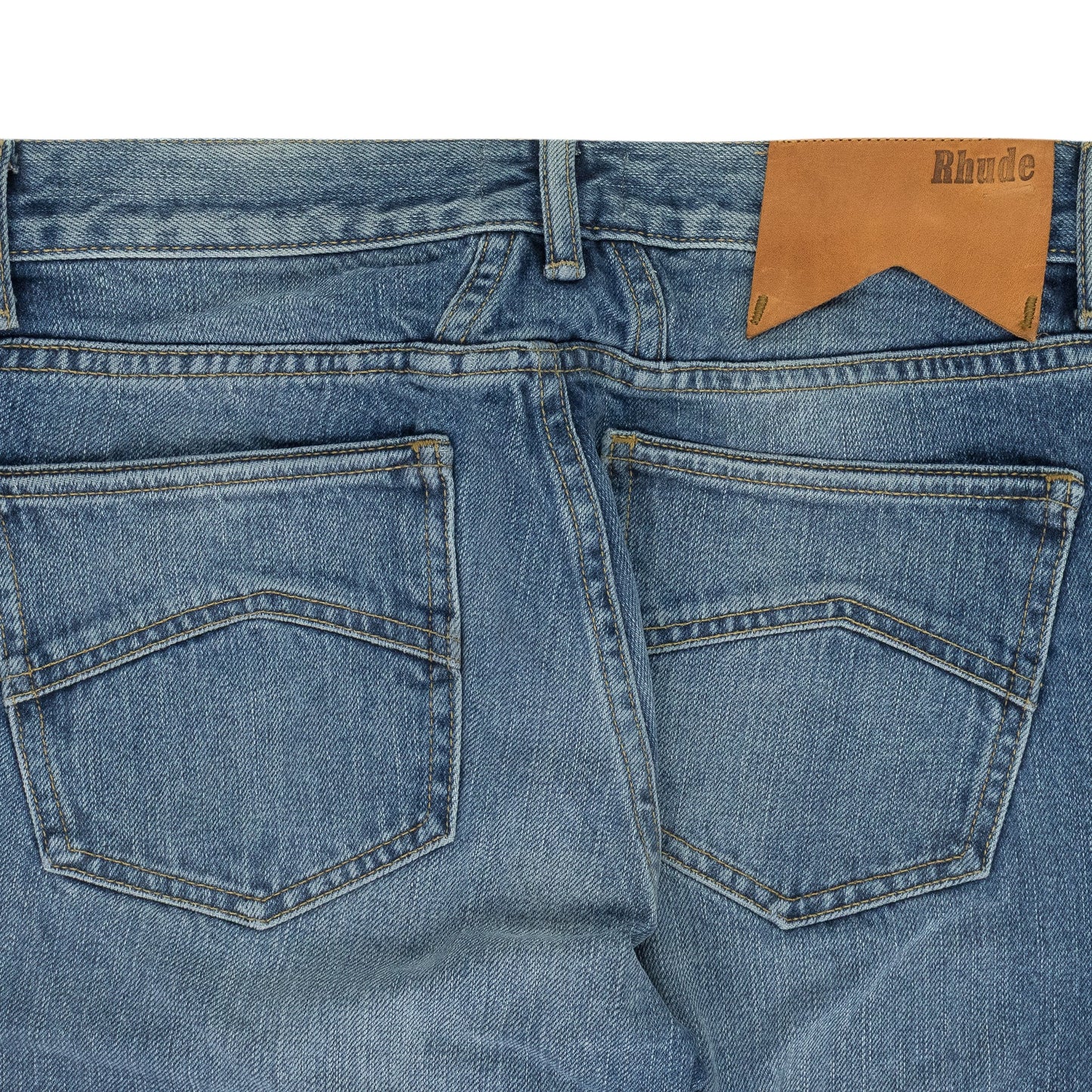 Indigo Patch Denim Pants