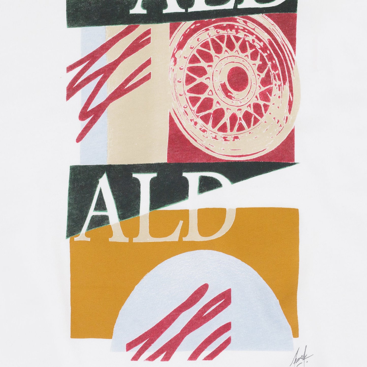 White Franck Pellegrino Sketch Tee