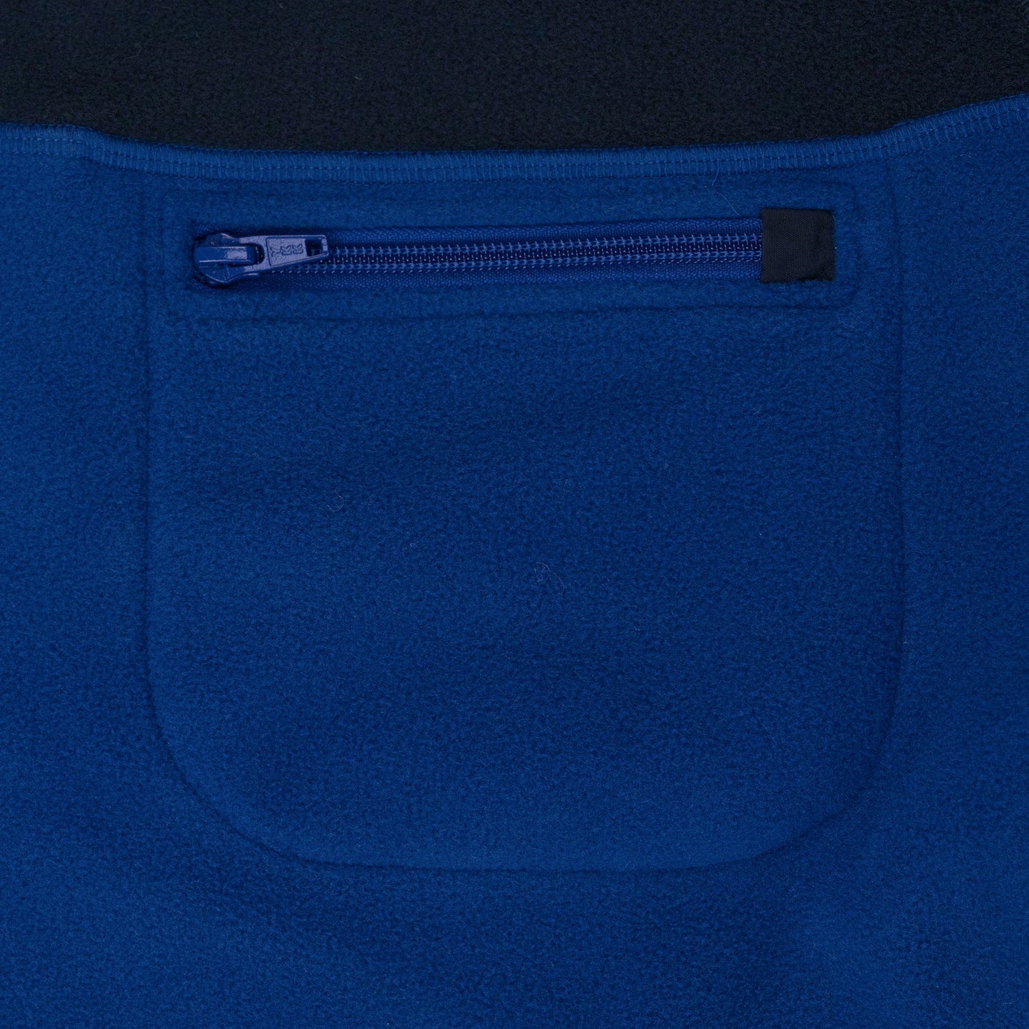 Royal Blue Low Pile Fleece Blocked Pullover
