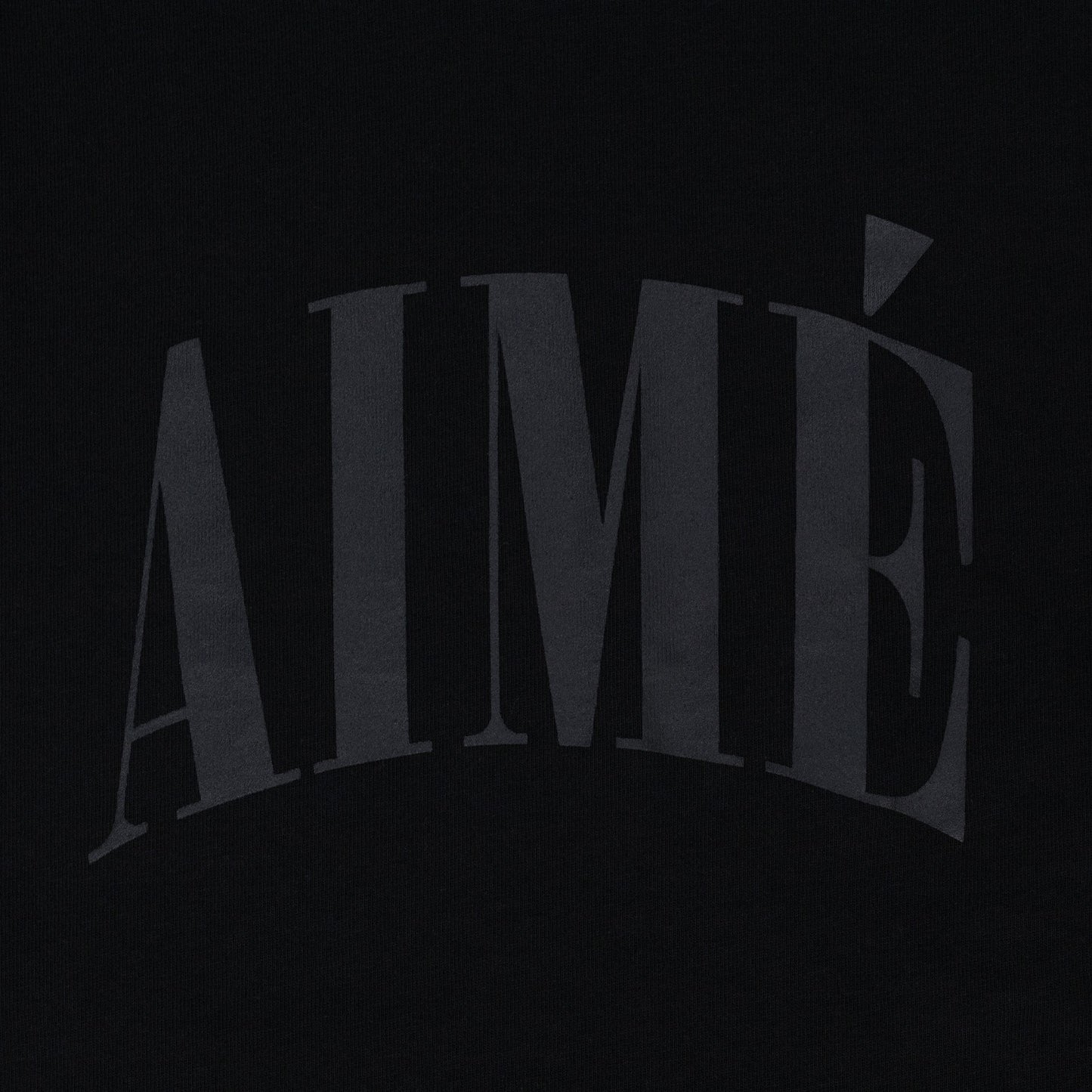 Black SS Easy Aime Tee