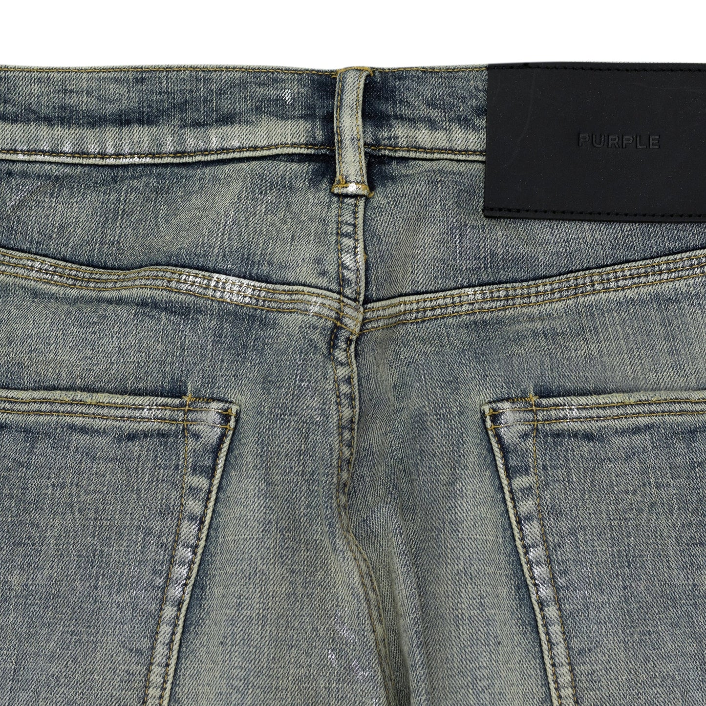 Indigo Metallic Silver P001 Jeans