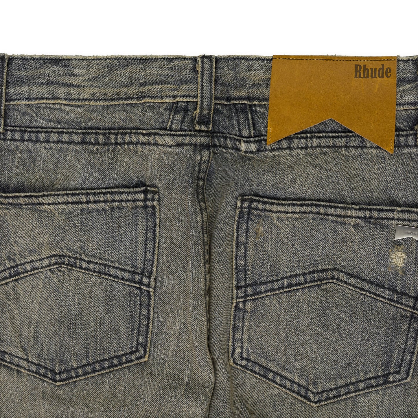 Gray Denim Pants