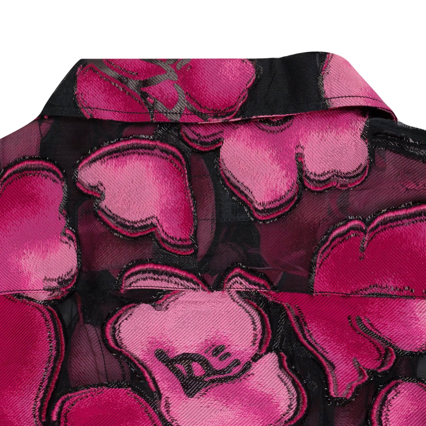 Pink Floral Camp Shirt