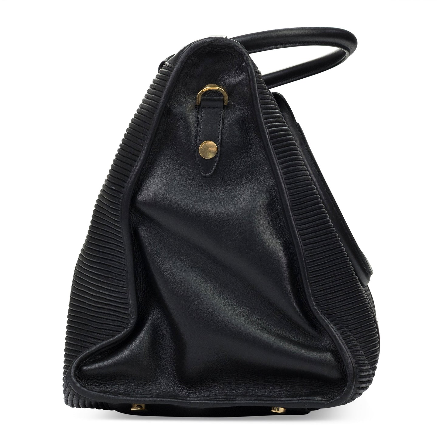 Black Nappa Mx1 Padding Weekender Messenger Bag