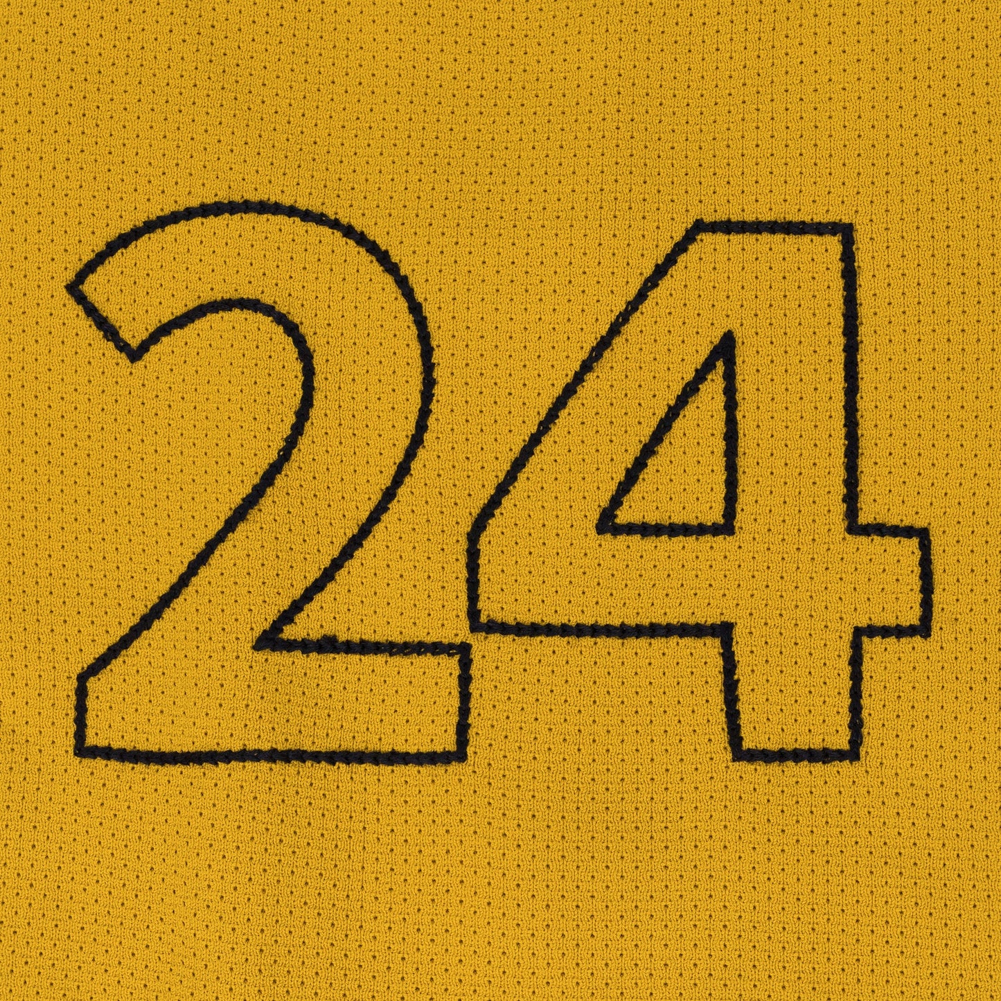 Yellow Knit Basketball Jersey