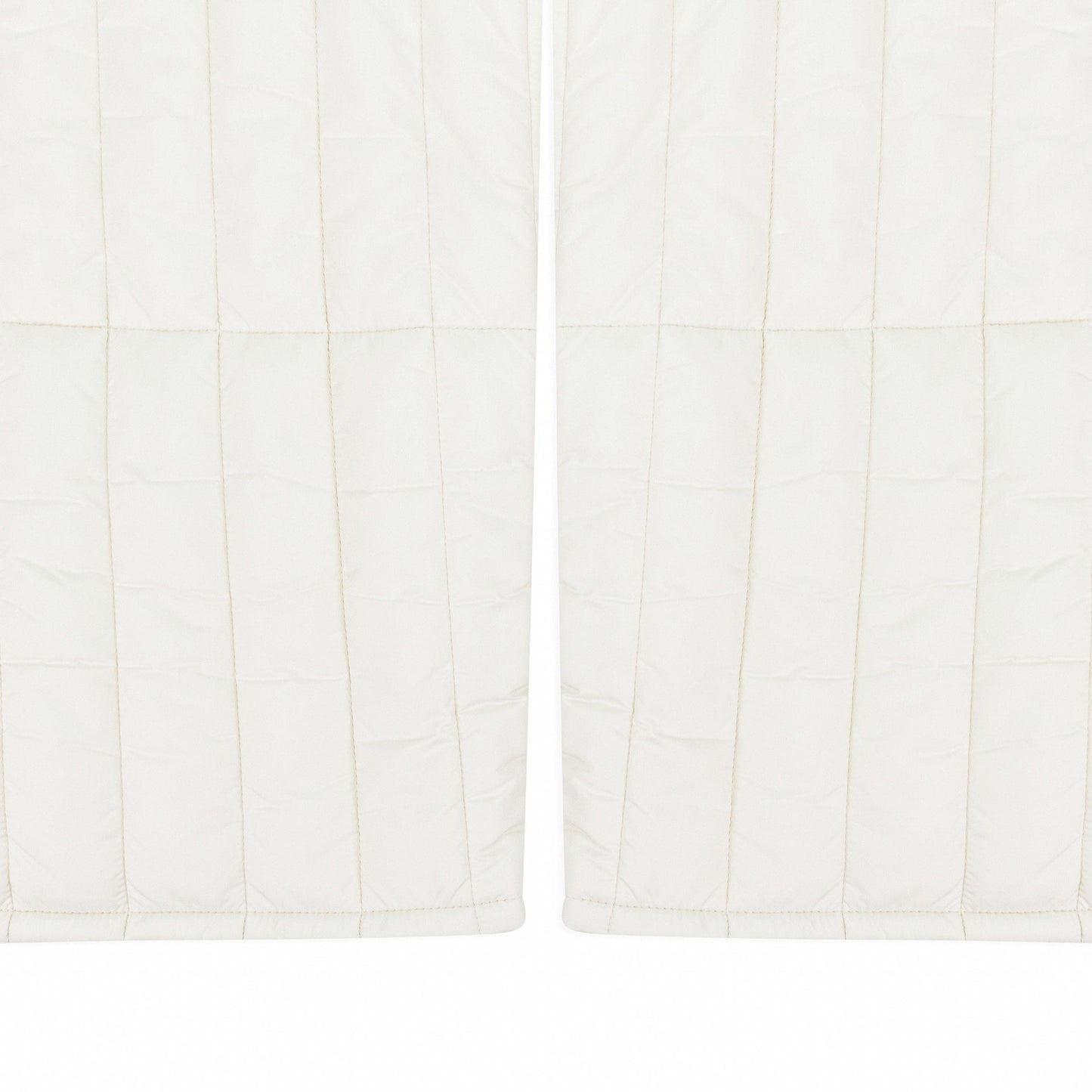 WHITE WOOLRICH FILLED PANTS