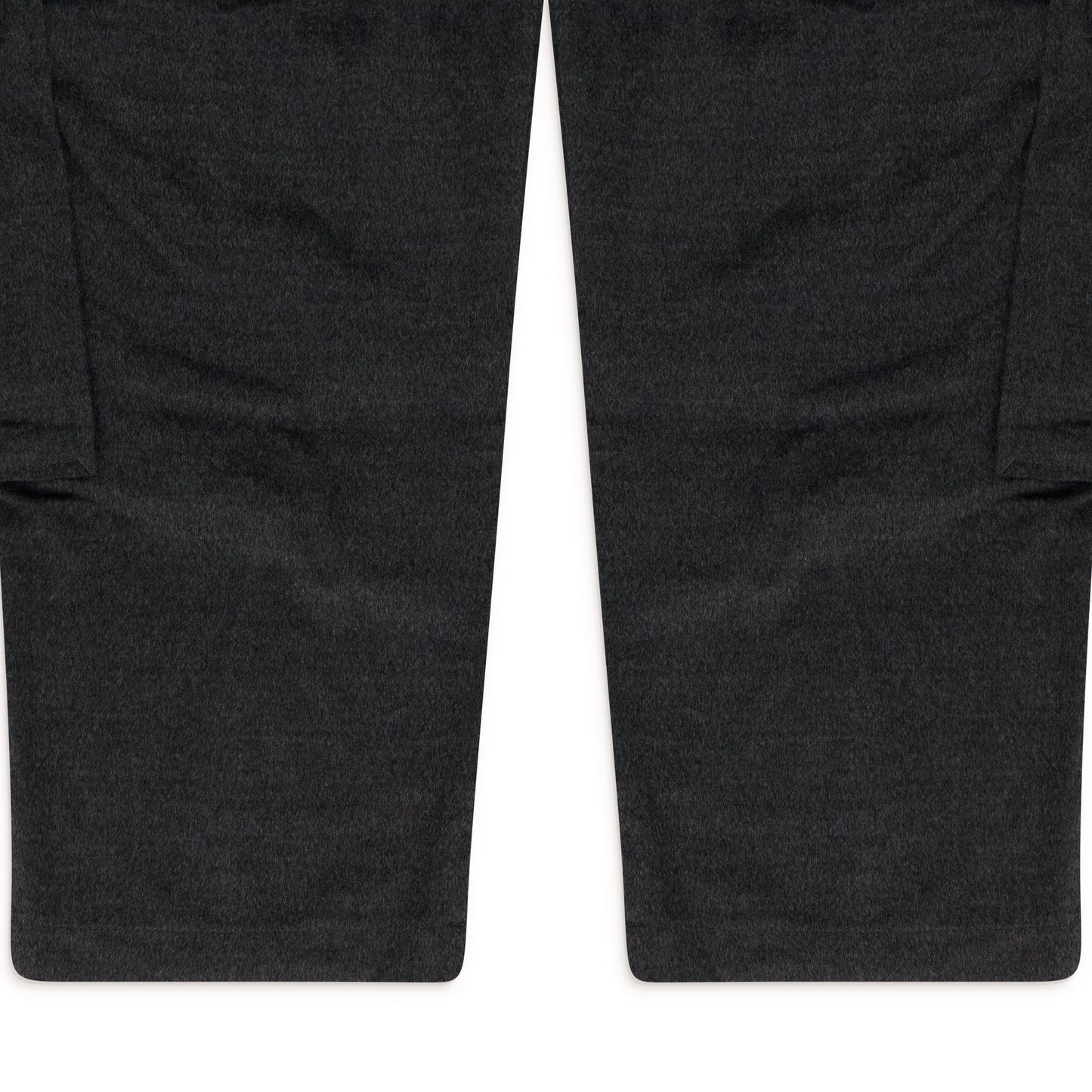 Grey Wool Tie Knot Pant
