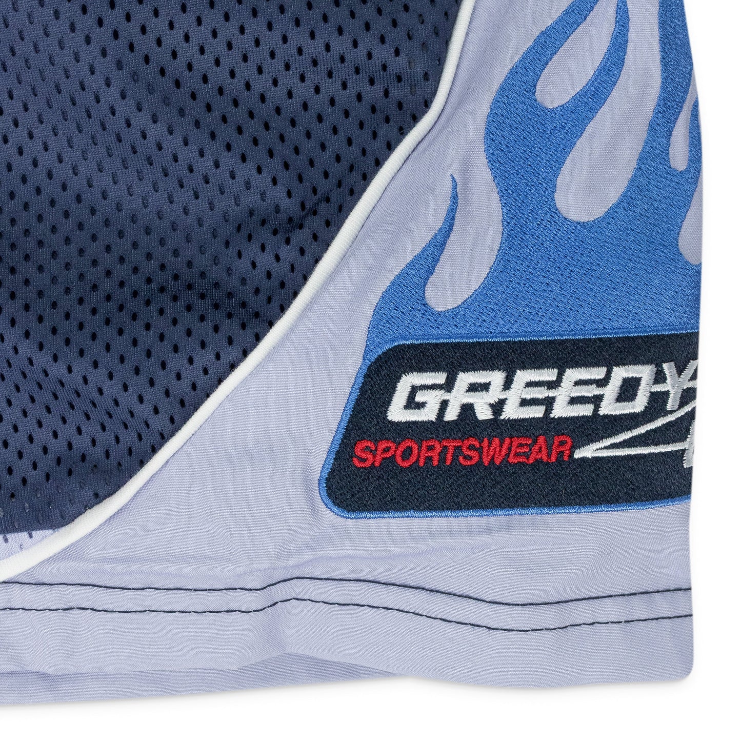 Blue Multi Tag Gym Shorts