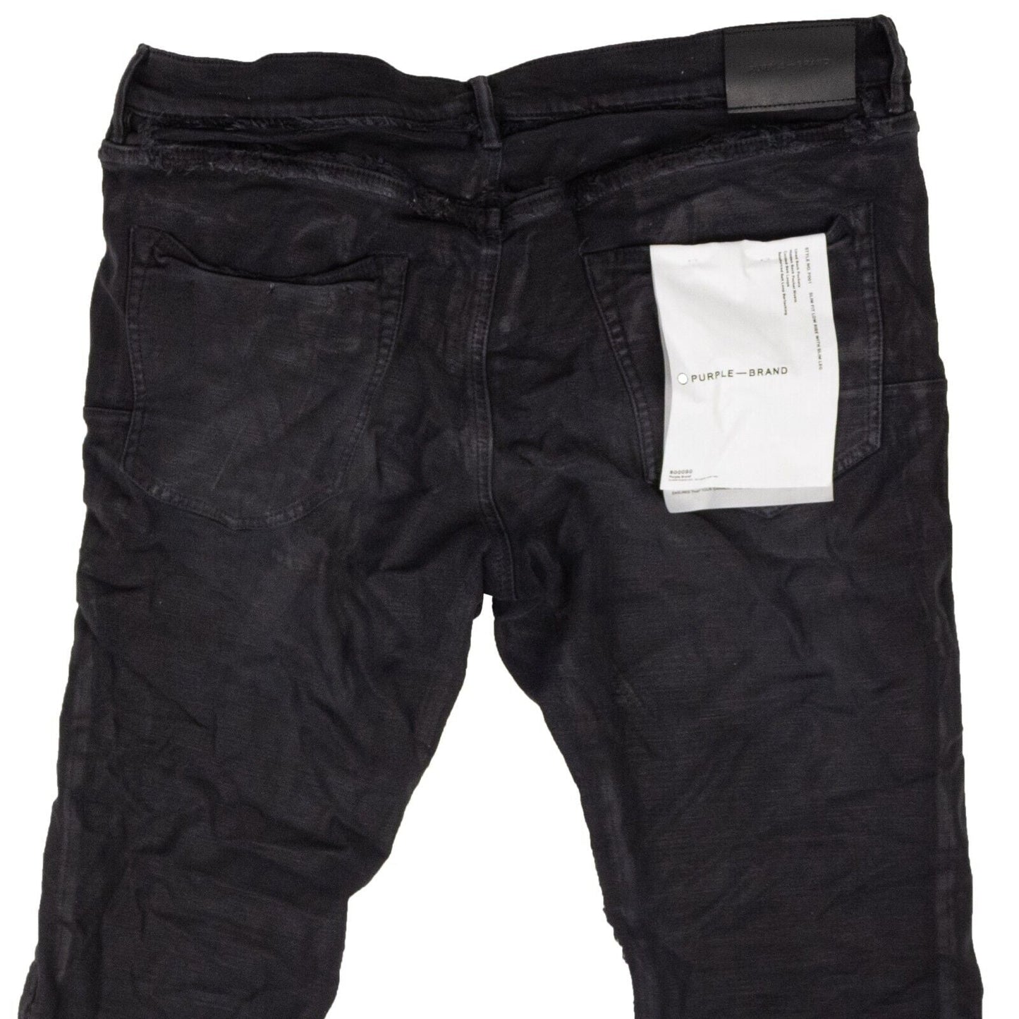 Black Inside Out Frayed Skinny Jeans