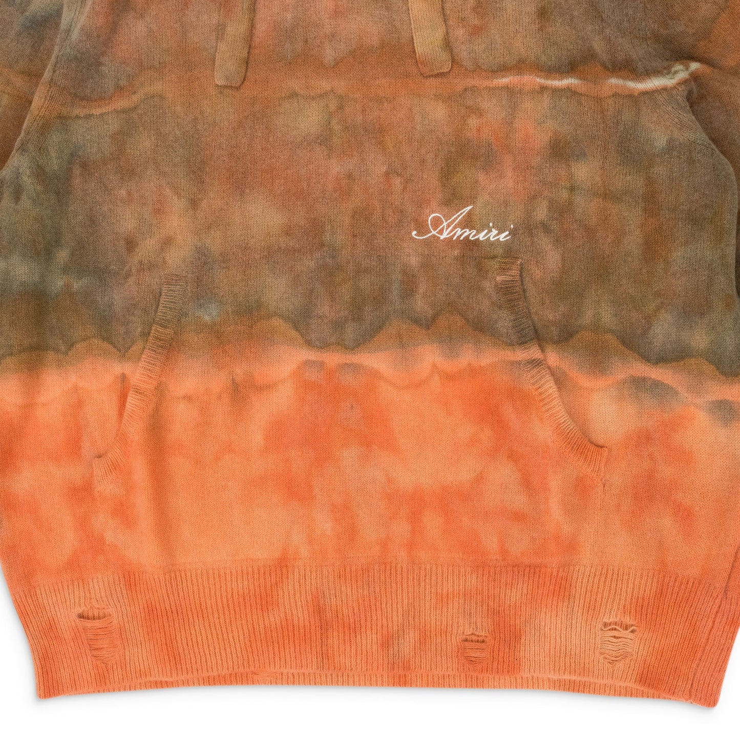Orange Tie Dye Hoodie