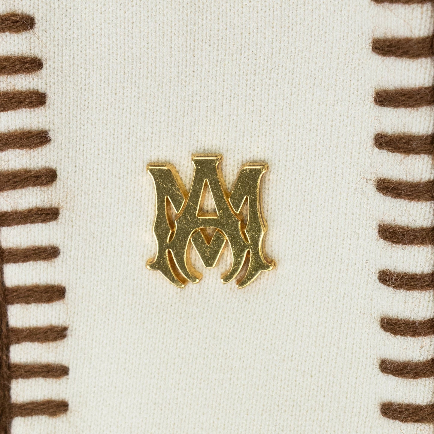 Cream Stitch Track Flare