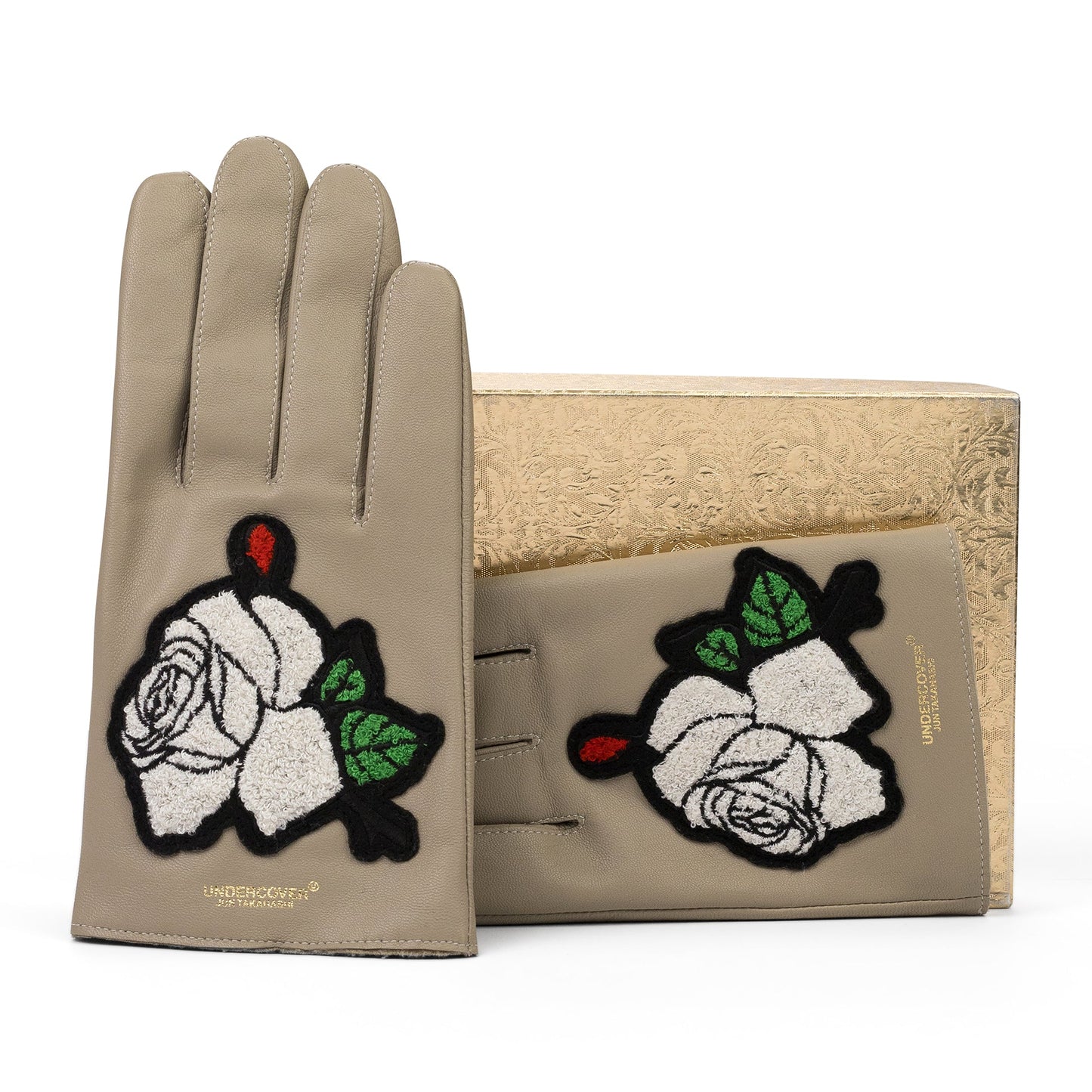 Beige Undercover Sheepskin Unisex Gloves Beige