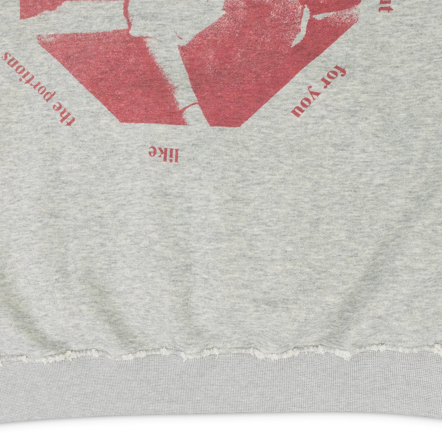 Grey You Are Nothing Sweatshirt