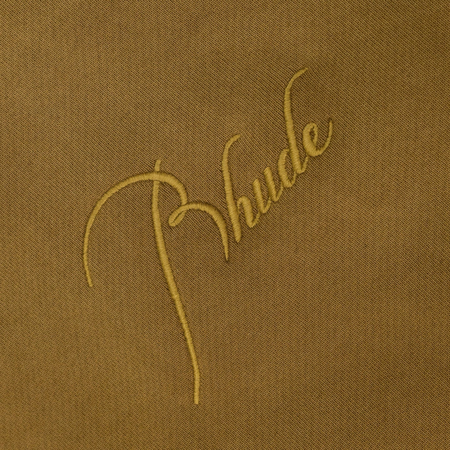 Camel Script Logo Crewneck