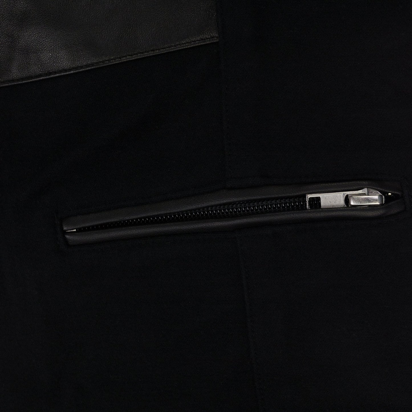 Black Leather Cargo Pants