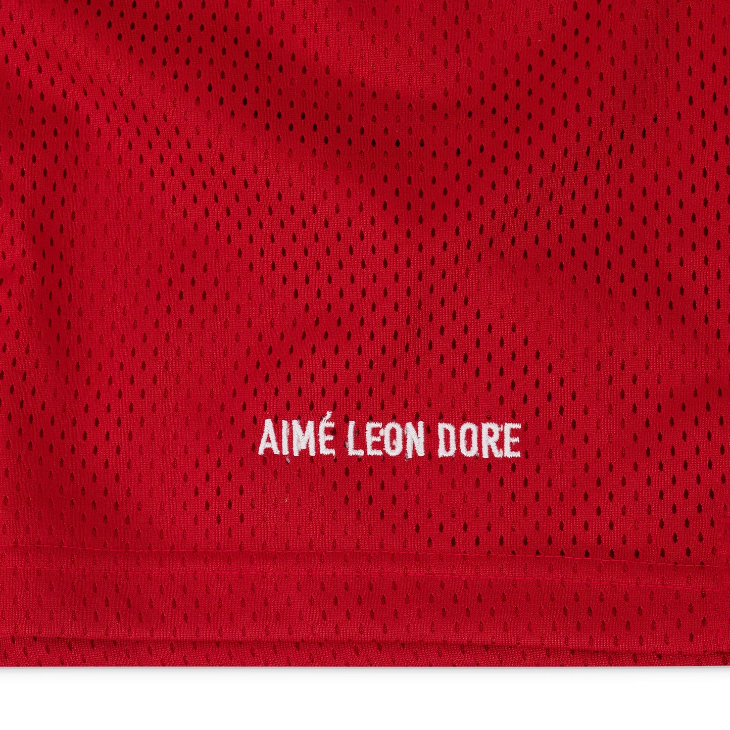 Red Logo Gym Short