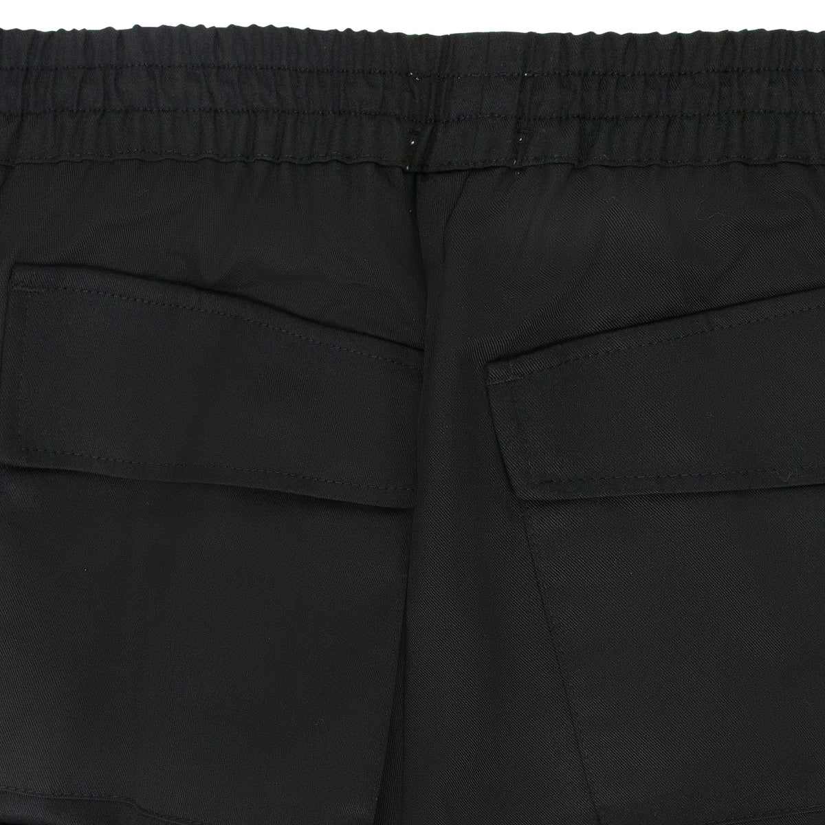 Black Twill Cargo Pants