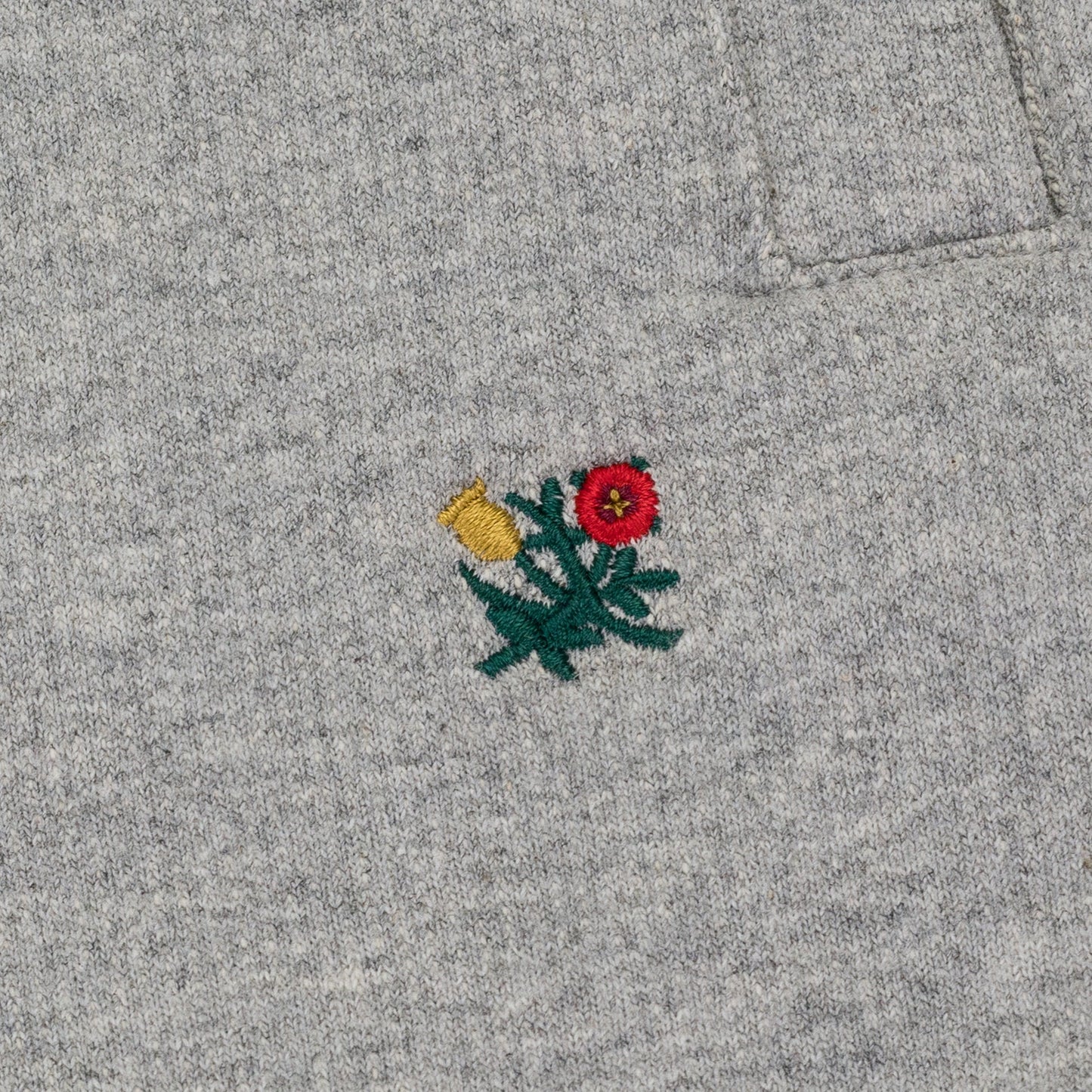 Grey Crest Sweatpants