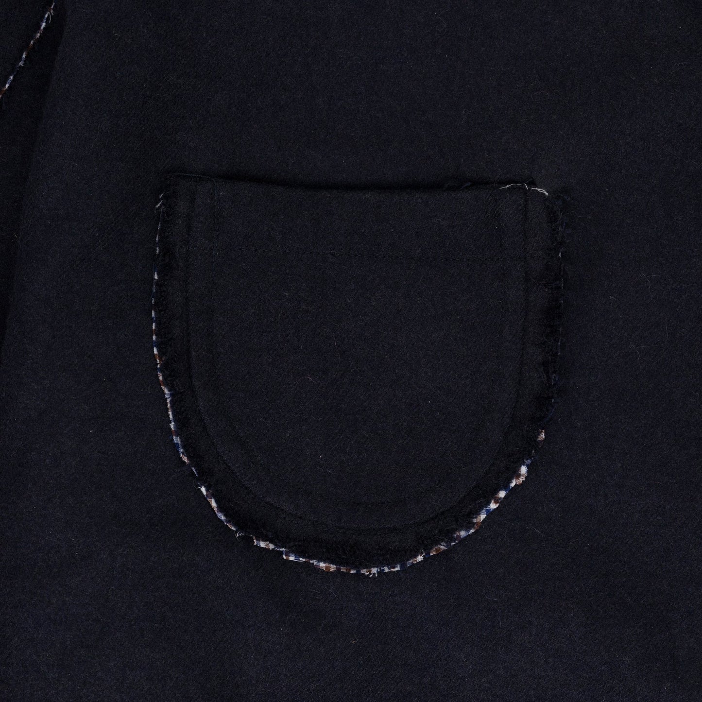 Navy Cropped Raglan Jacket