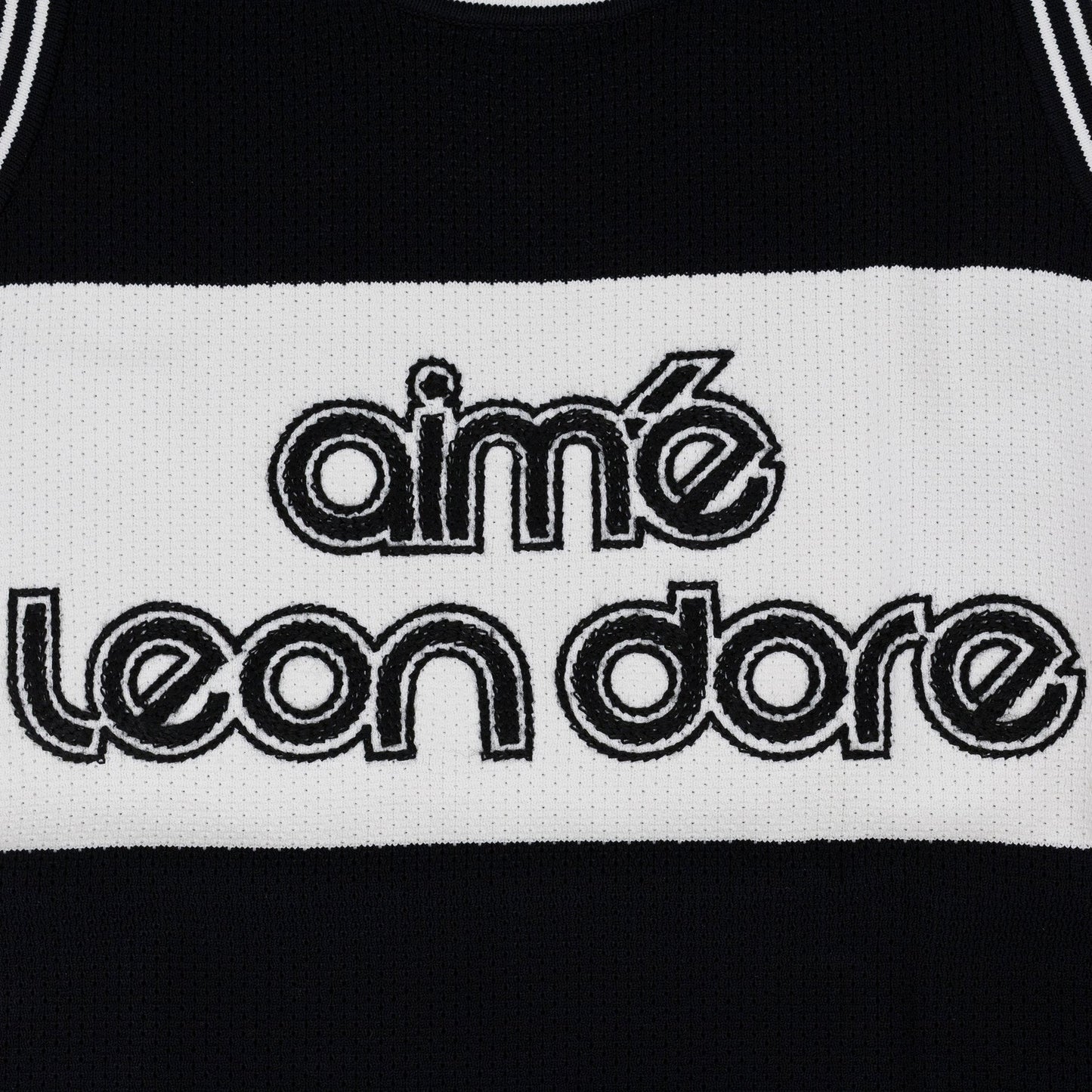 Black Knit Basketball Jersey