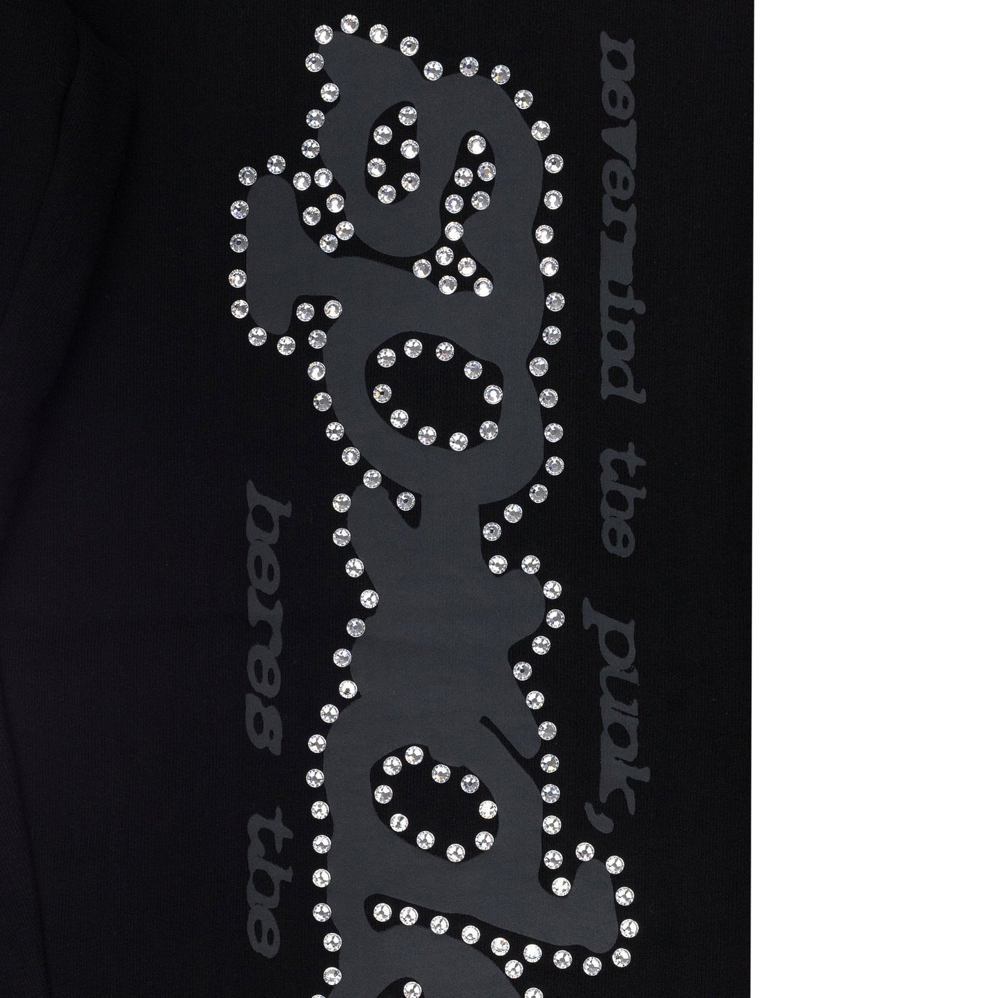 Black Rhinestone Punk V2 Sweatpant