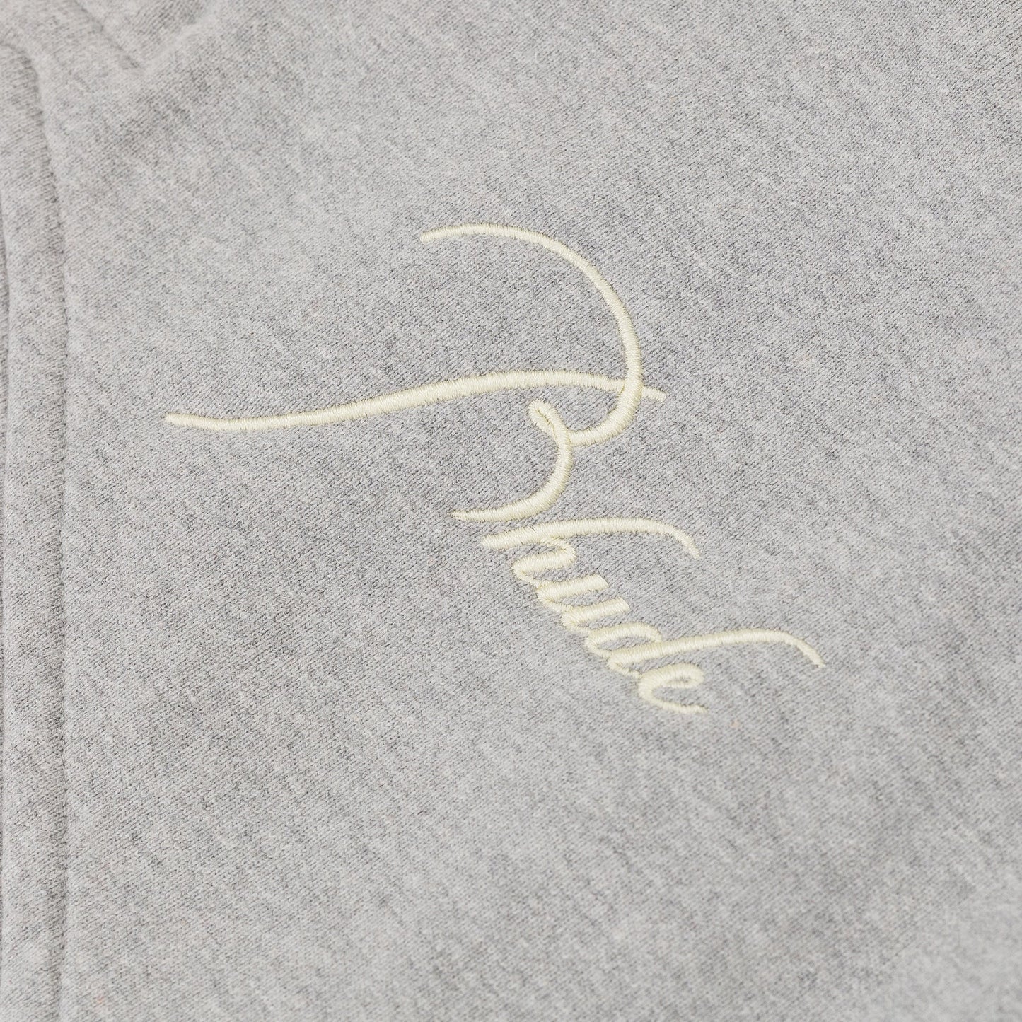 Gray Script Logo Quarter Zip
